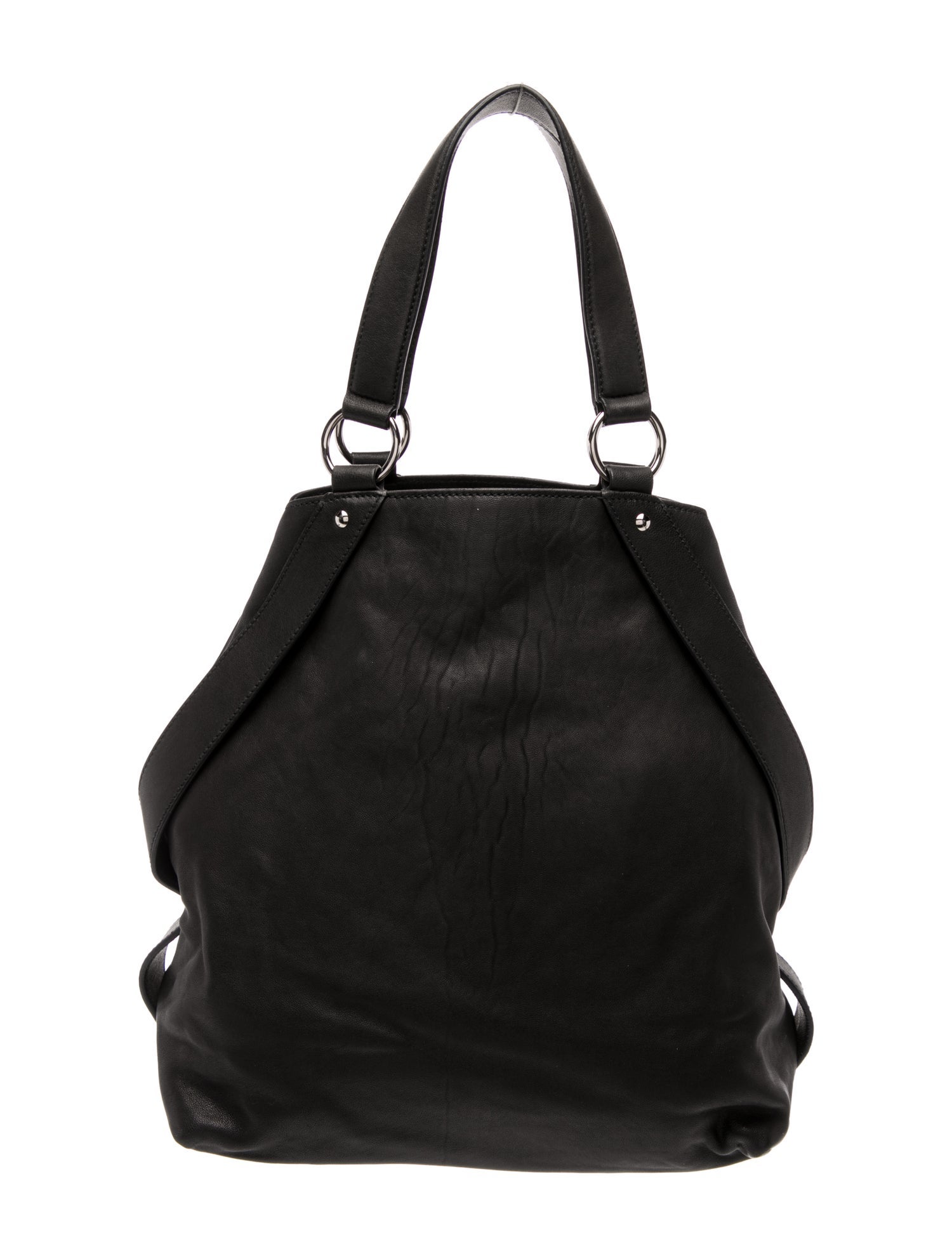 Yves Saint Laurent Rive Gauche Leather Top Handle Bag