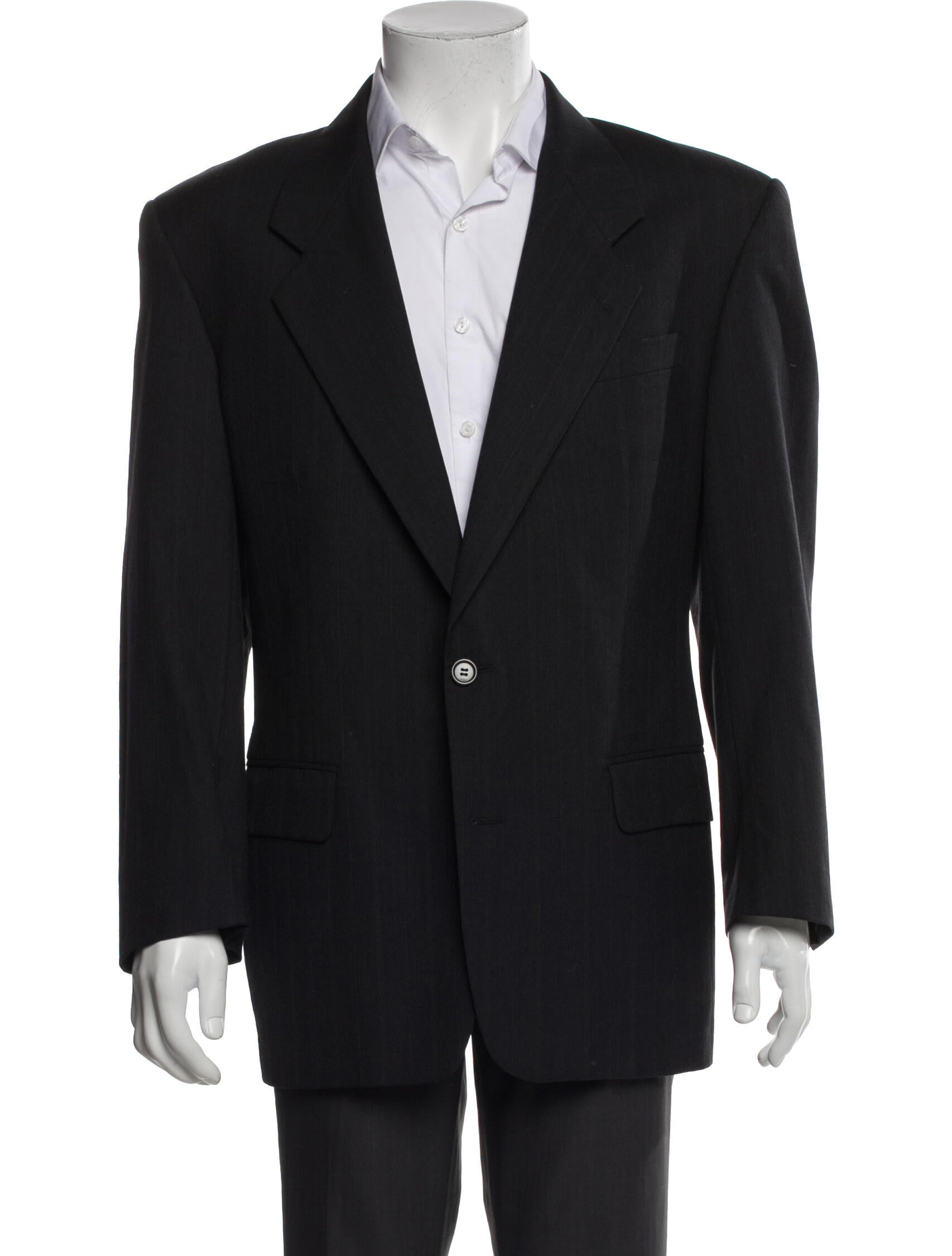 Yves Saint Laurent Wool Peacoat
