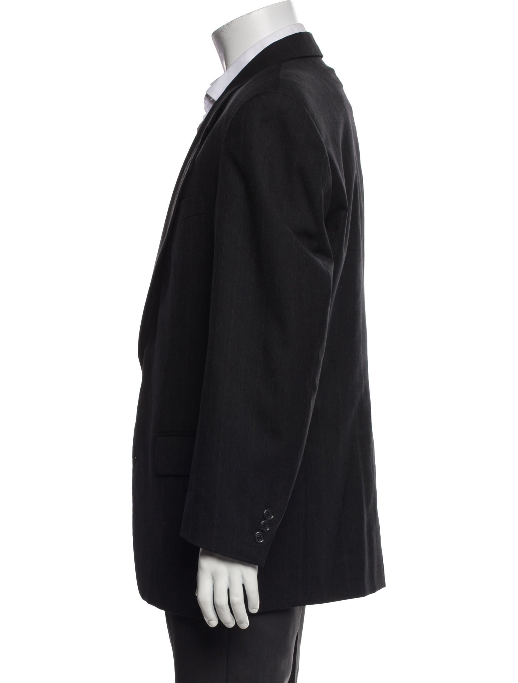Yves Saint Laurent Wool Peacoat