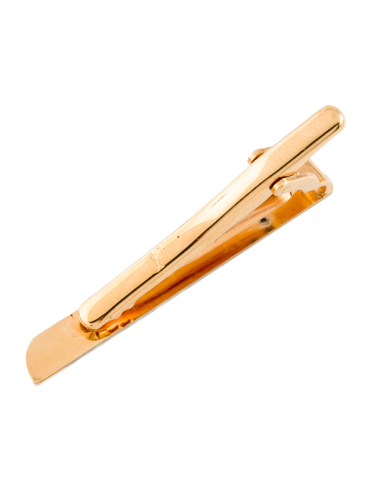 Yves Saint Laurent Vintage Two-Tone Tie Clip