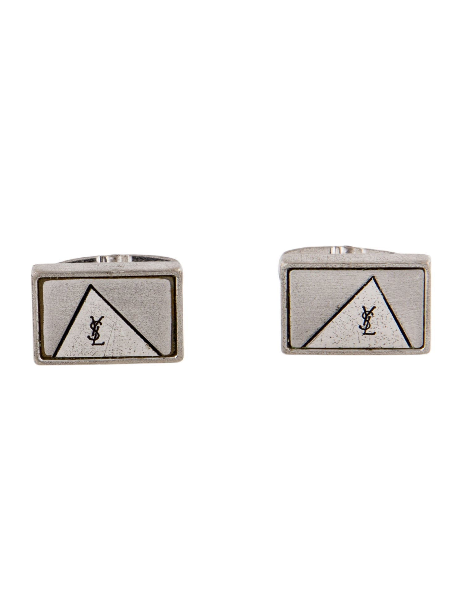 Yves Saint Laurent Vintage Logo Cufflinks