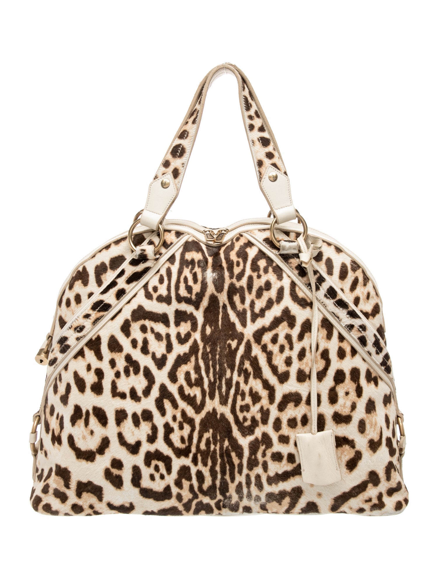 Yves Saint Laurent Rive Gauche Signature Pony hair Top Handle Bag