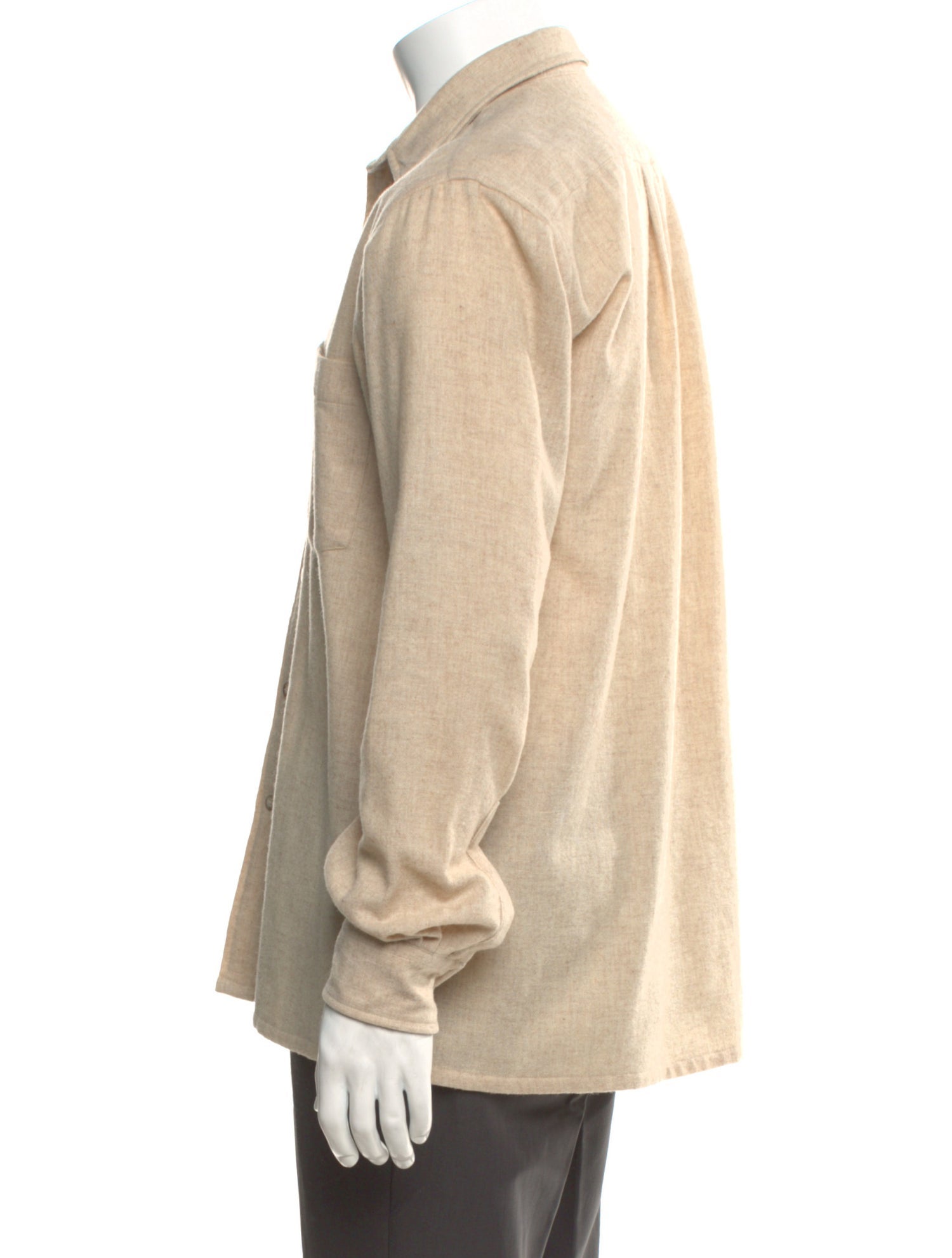 Yves Saint Laurent Wool Long Sleeve Shirt