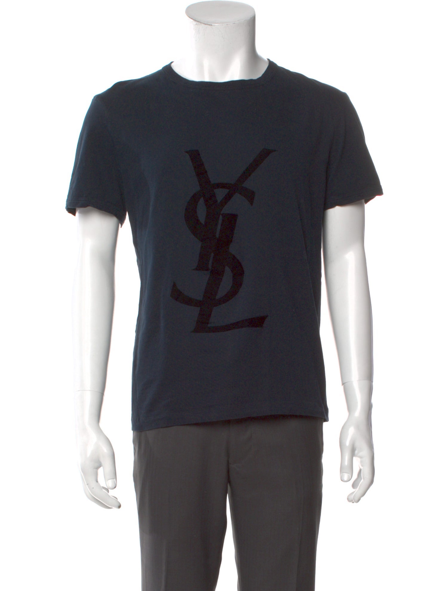 Yves Saint Laurent Rive Gauche Vintage 2000's Cassandre Logo T-Shirt