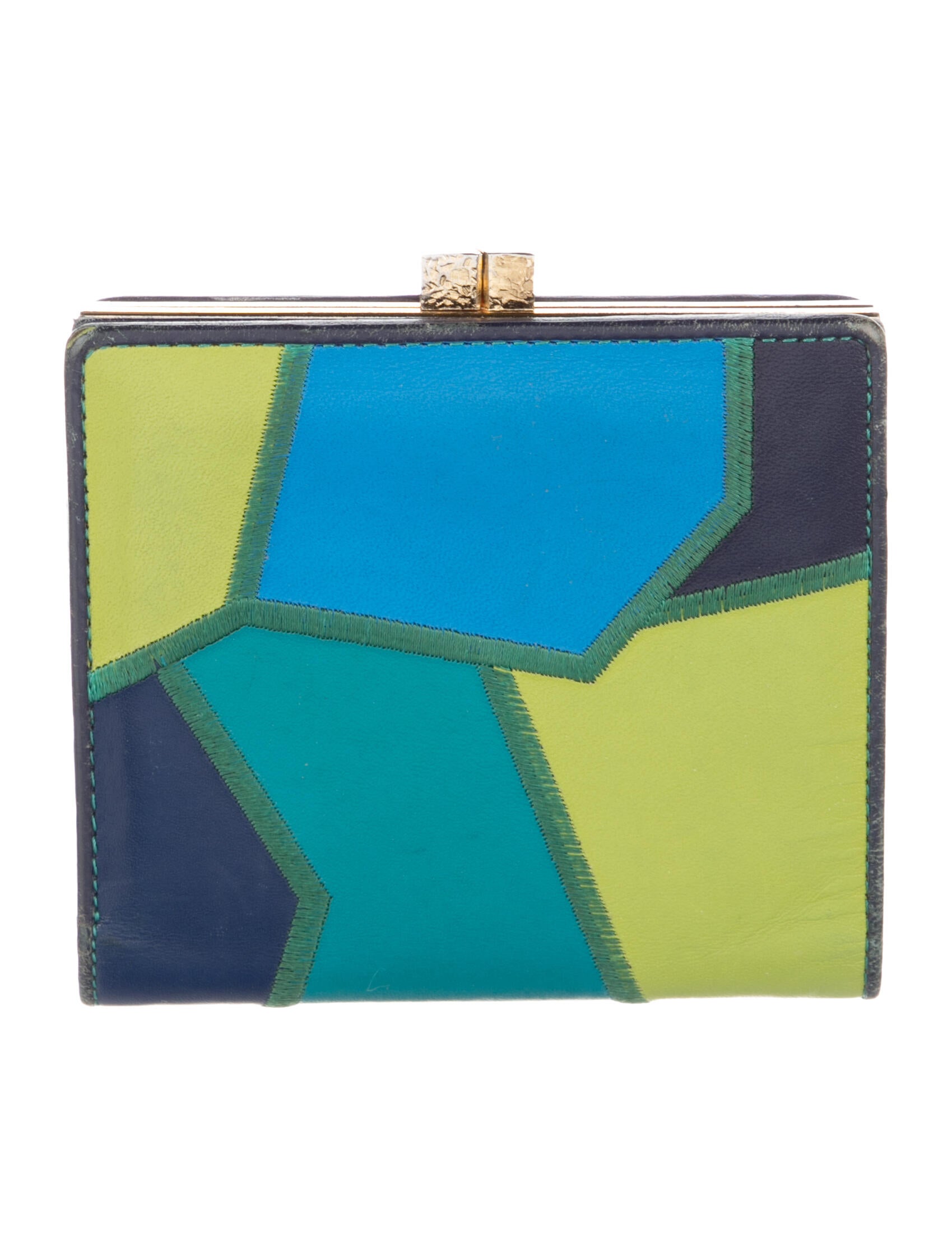 Yves Saint Laurent Leather Printed Wallet