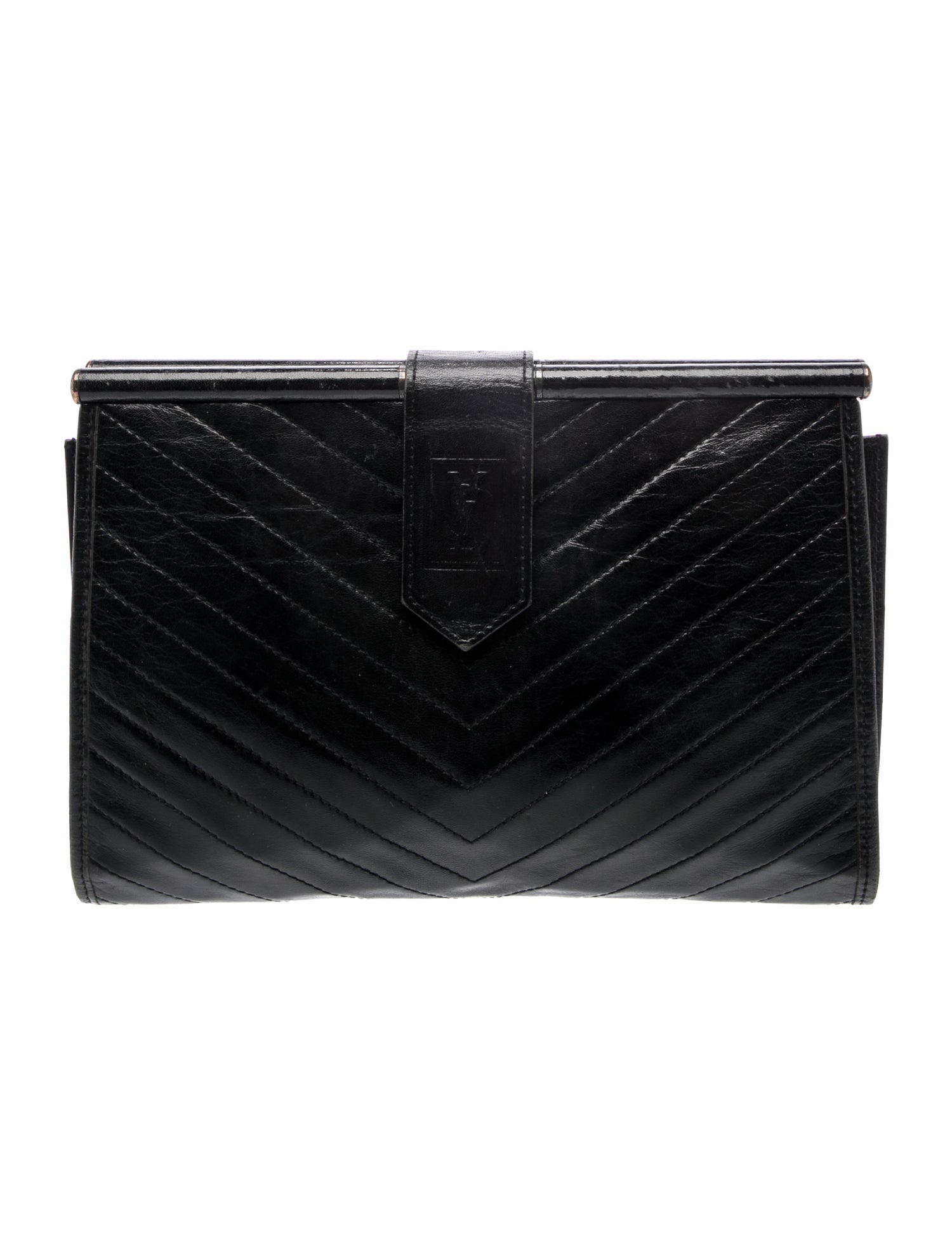 Yves Saint Laurent Quilted Clutch Vintage