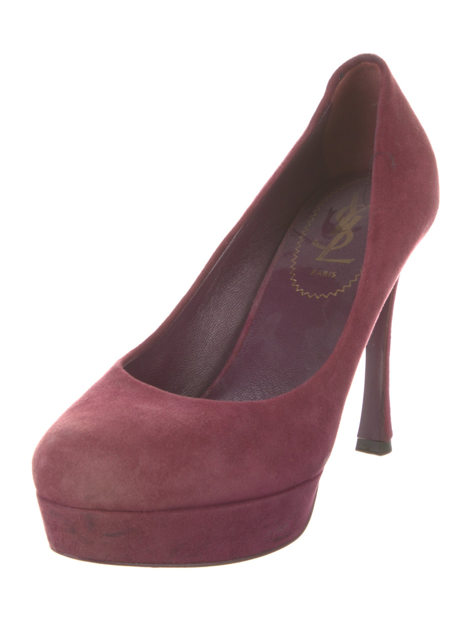 Yves Saint Laurent Rive Gauche Vintage Suede Pumps