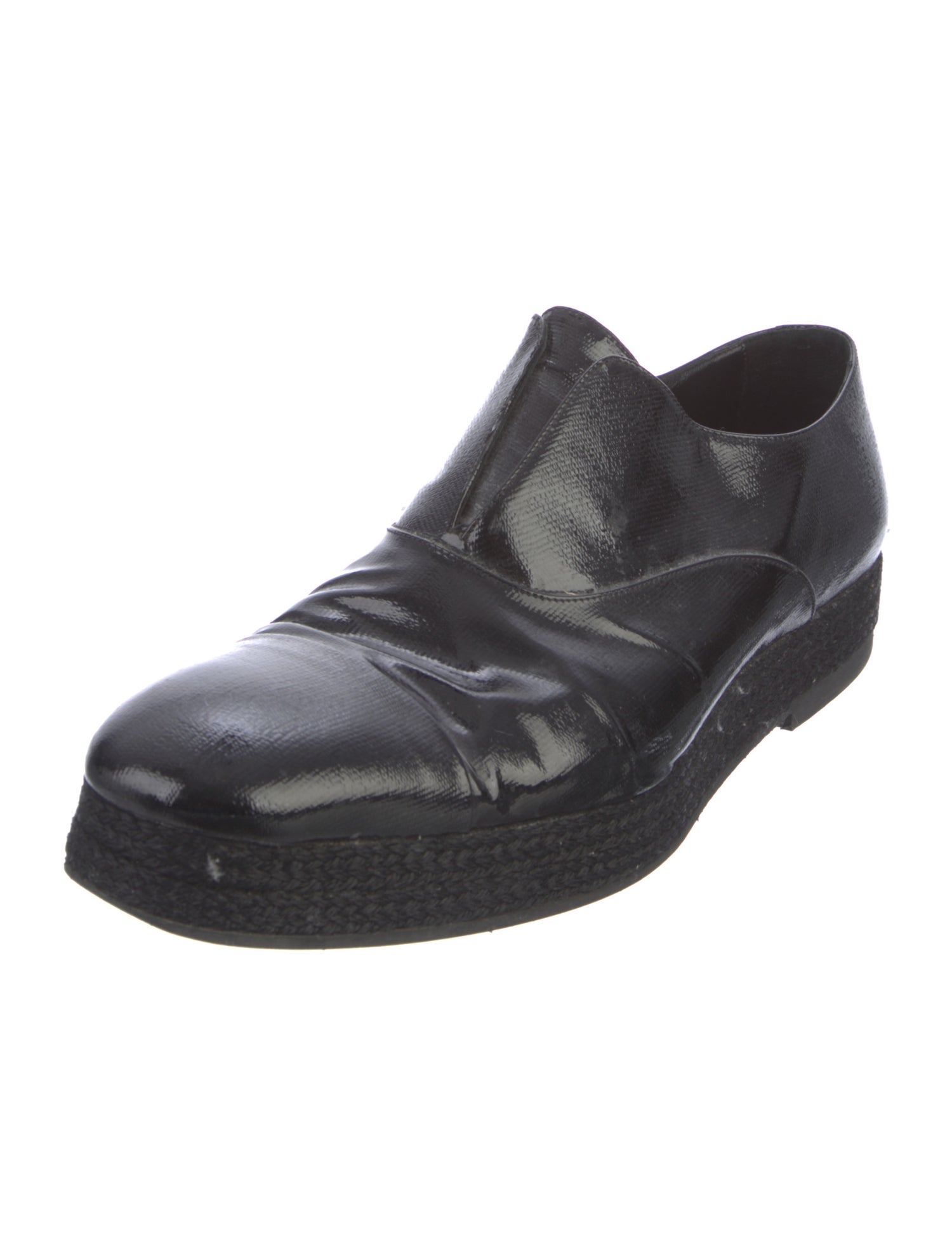 Yves Saint Laurent Patent Leather Loafers