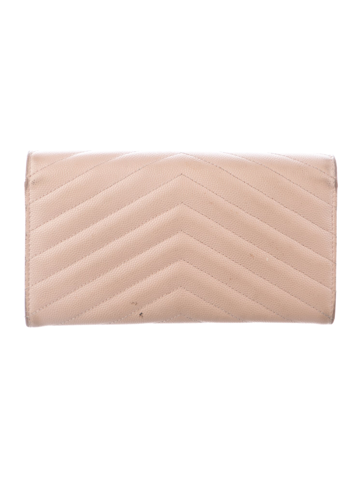 Yves Saint Laurent Leather Printed Bifold Wallet