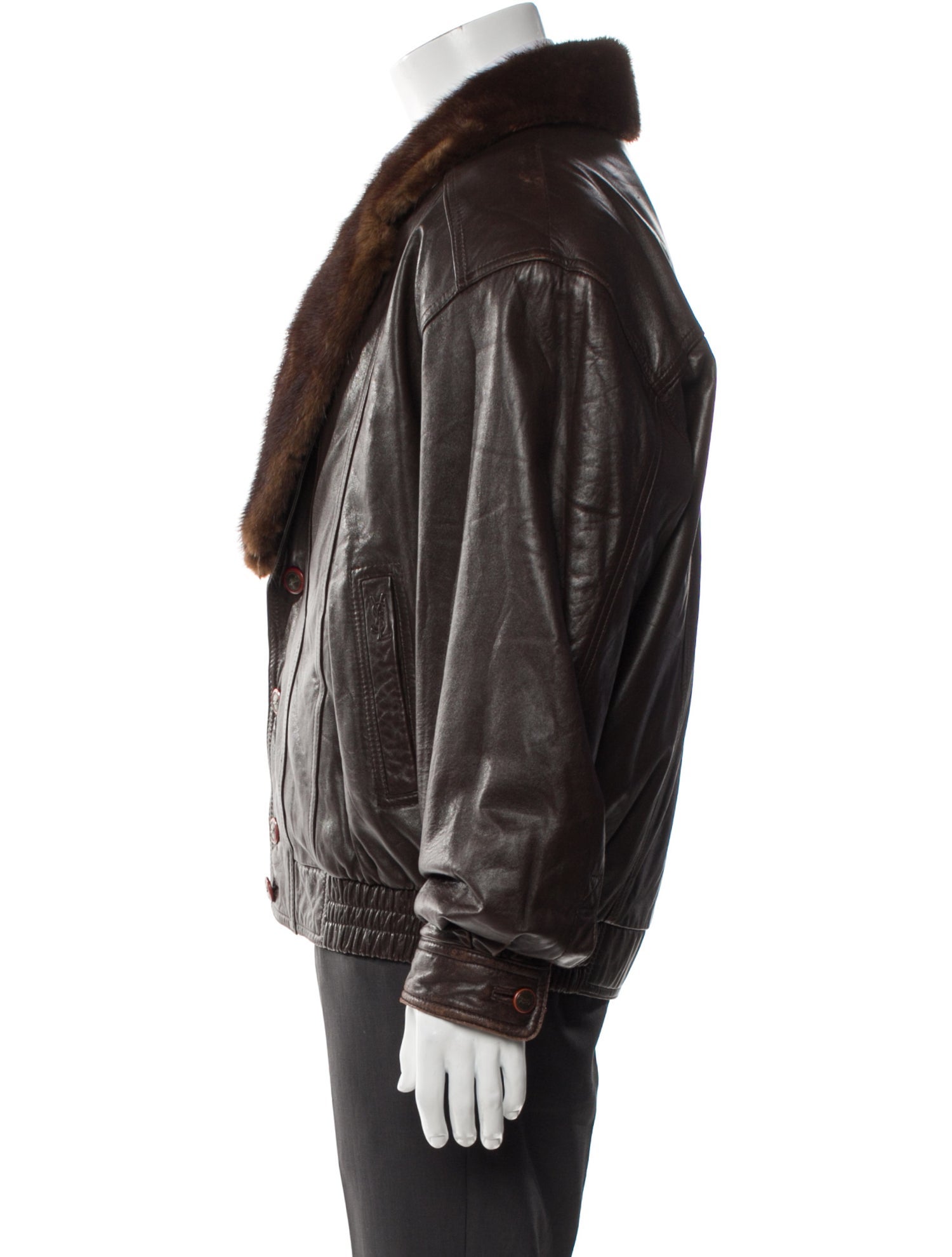 Yves Saint Laurent Vintage Late 1980's - Early 1990's Moto Jacket