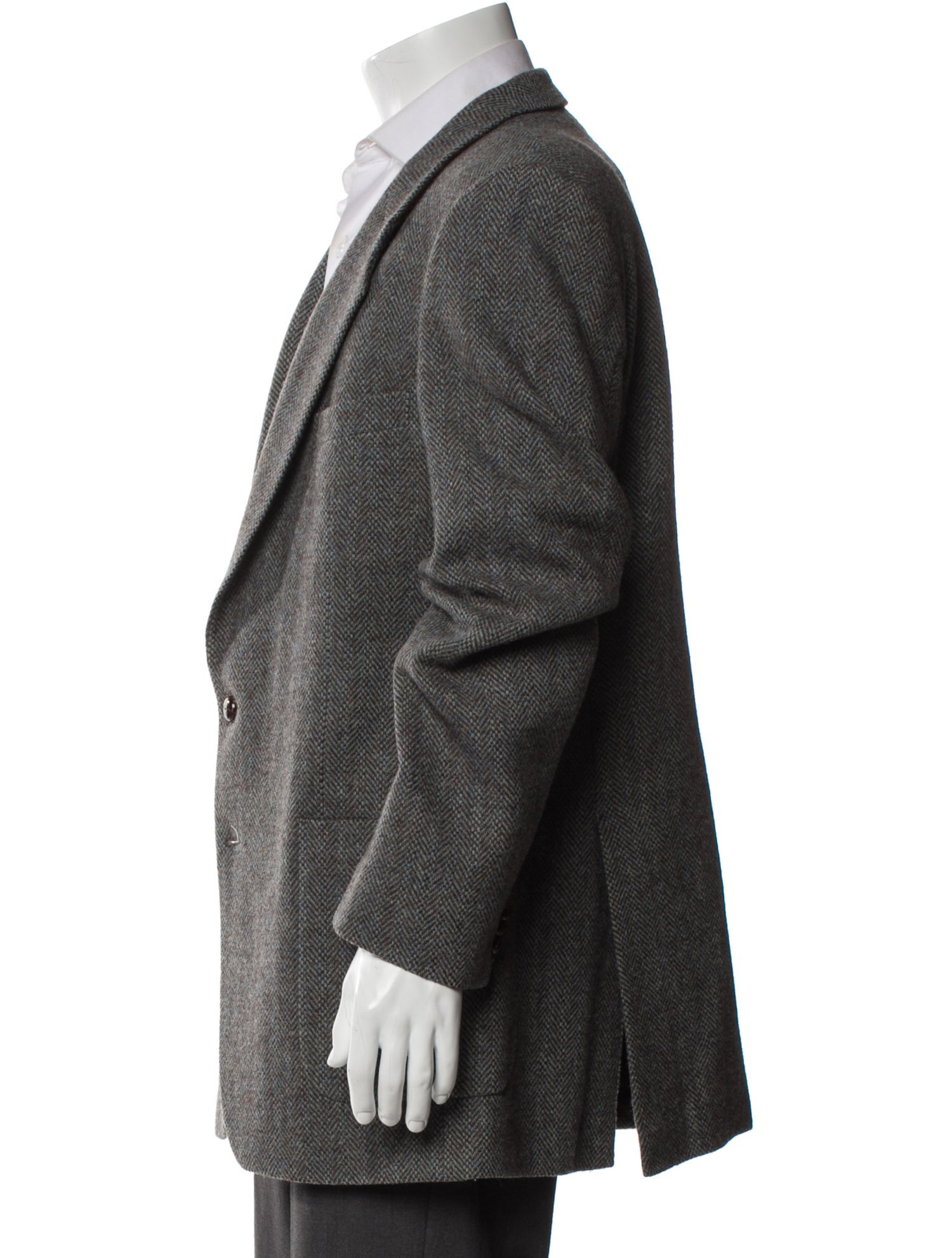 Yves Saint Laurent Wool Peacoat