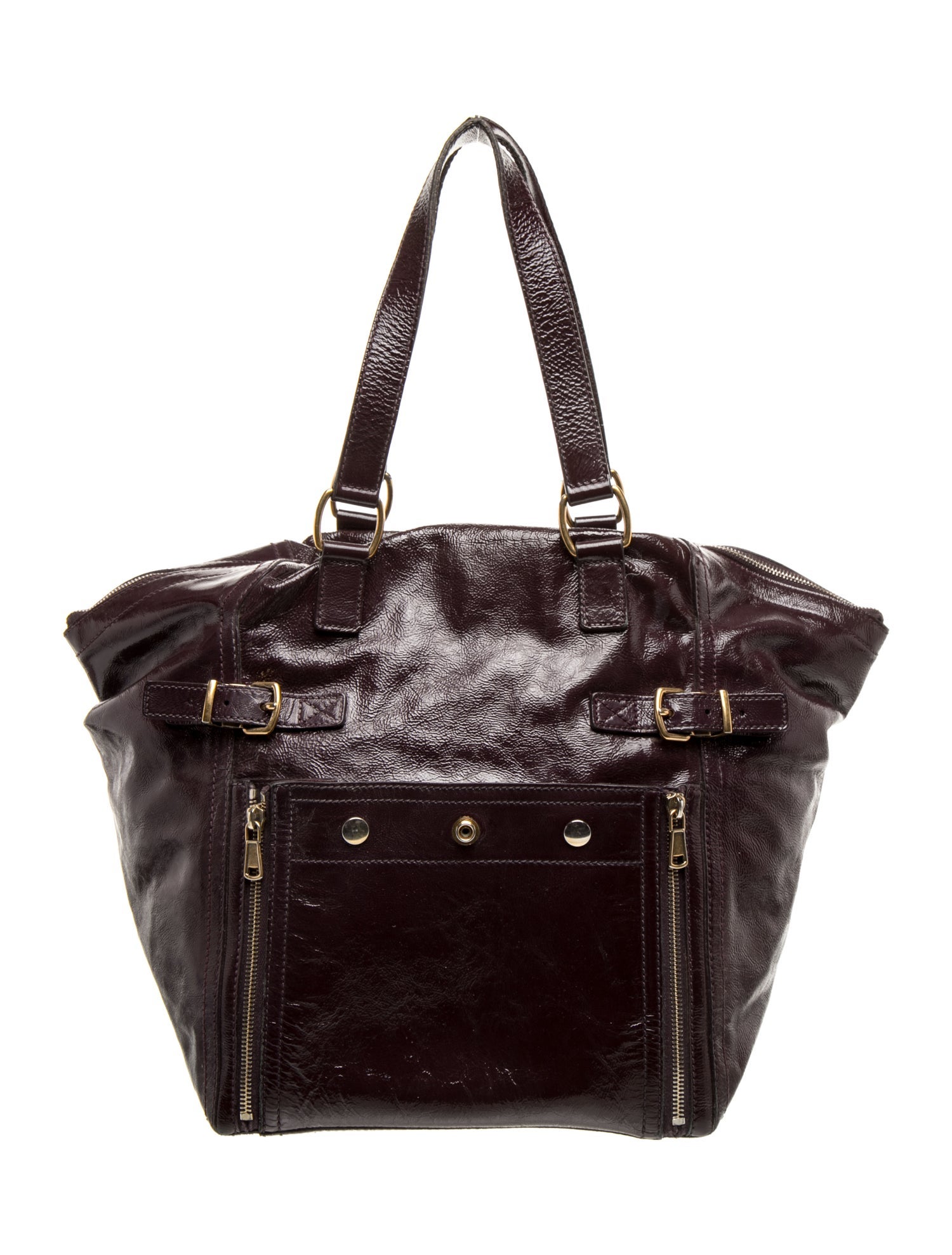 Yves Saint Laurent Patent Leather Shoulder Bag