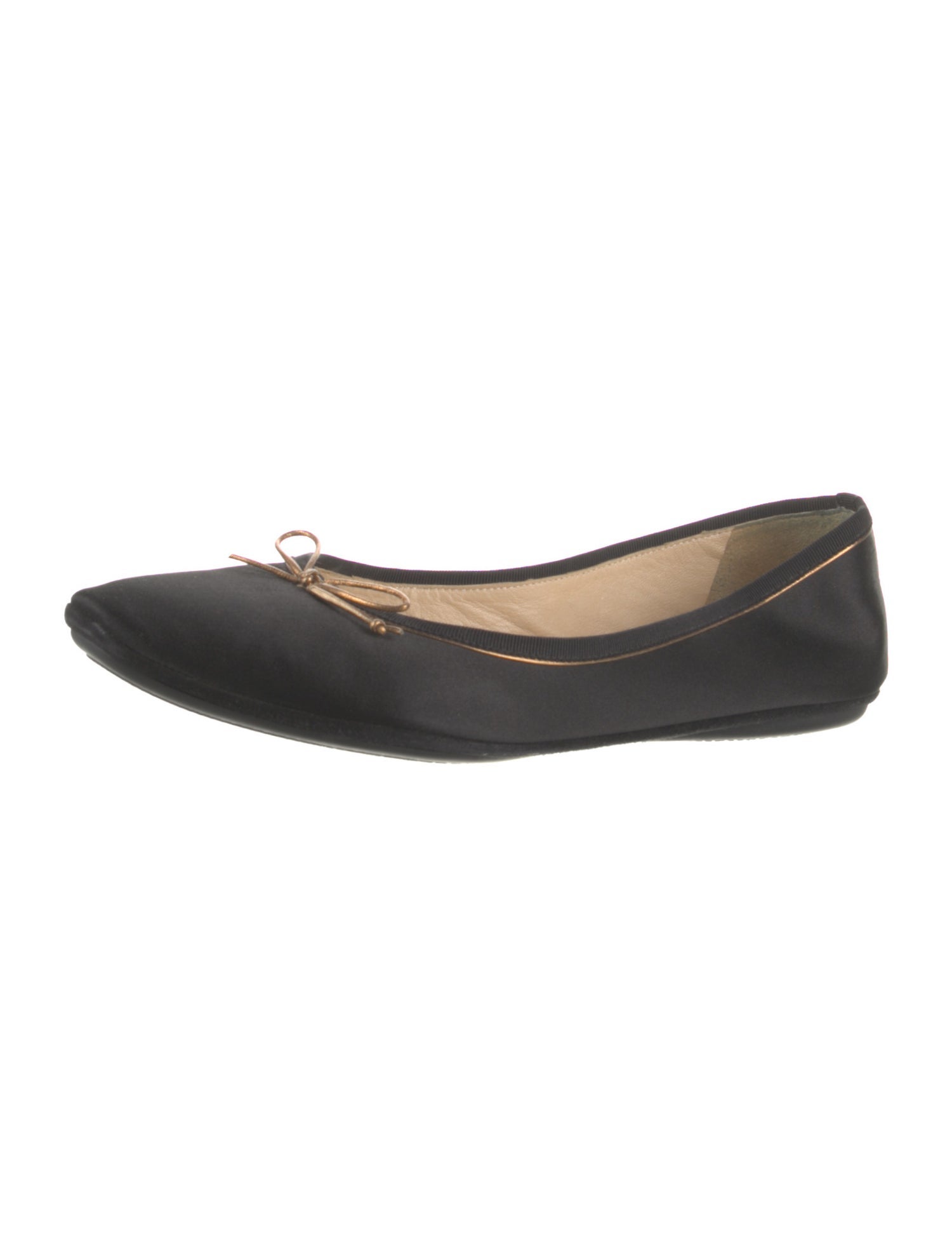 Yves Saint Laurent Satin Ballet Flats