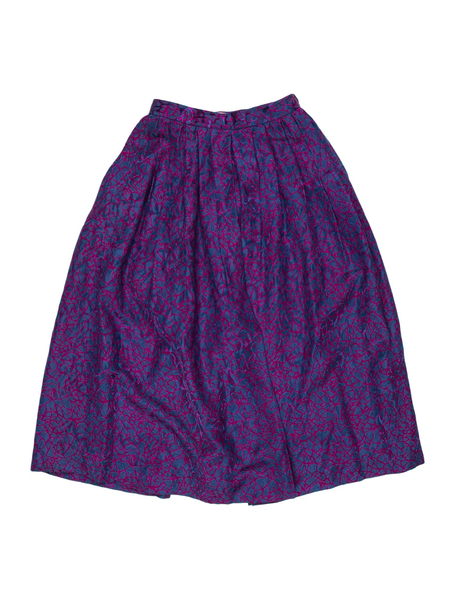 Yves Saint Laurent Silk Knee-Length Skirt
