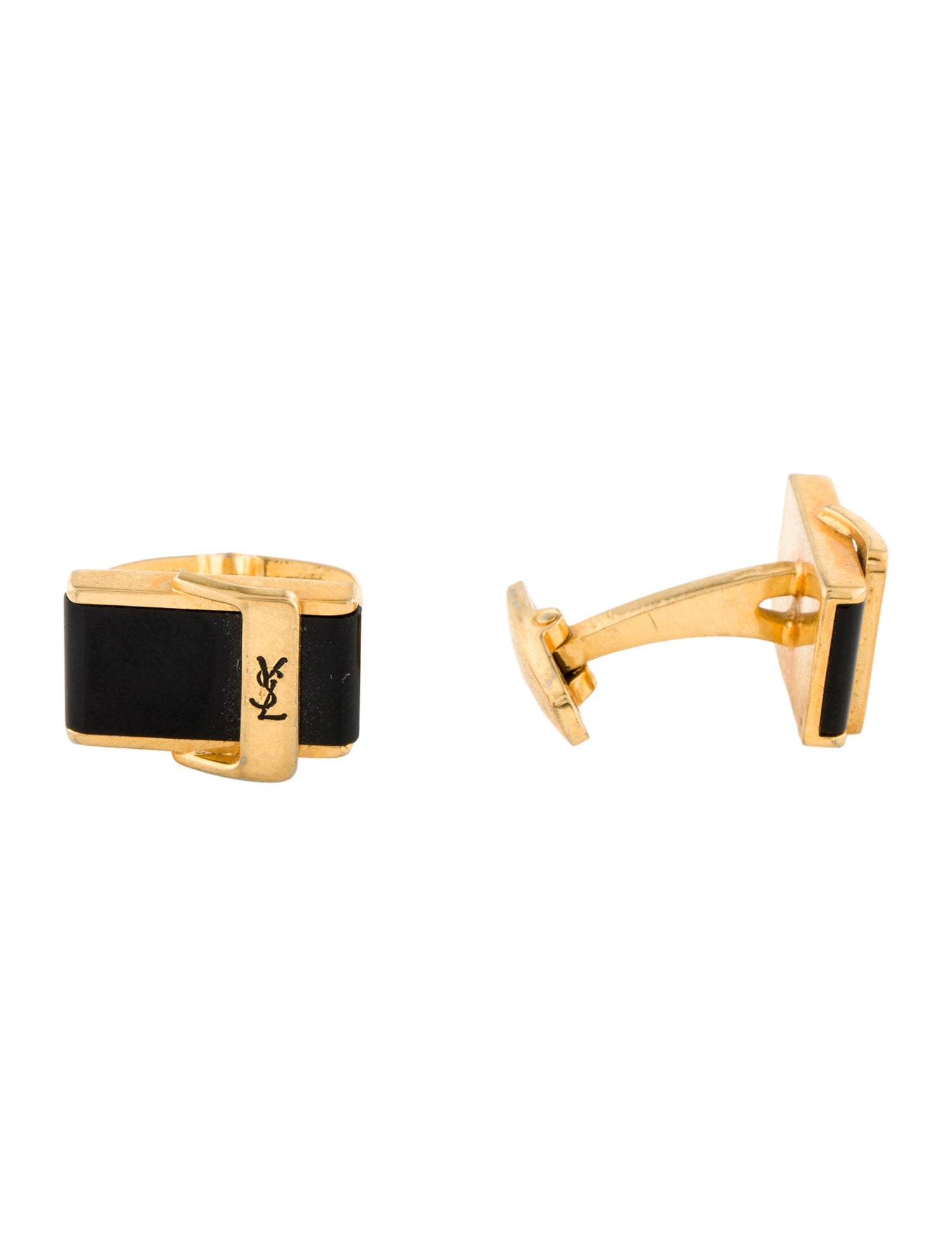 Yves Saint Laurent Vintage Resin Cufflinks