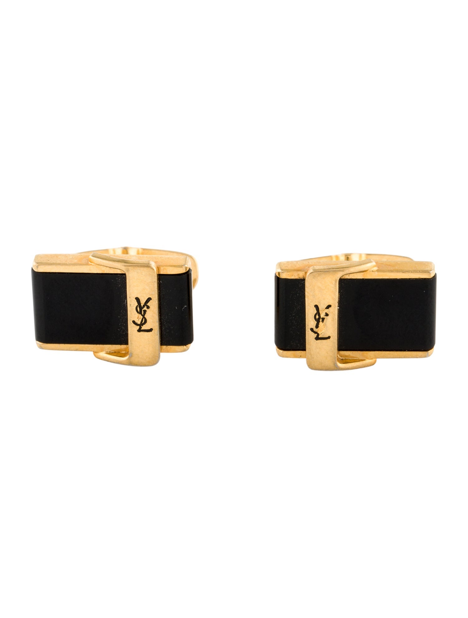 Yves Saint Laurent Vintage Resin Cufflinks