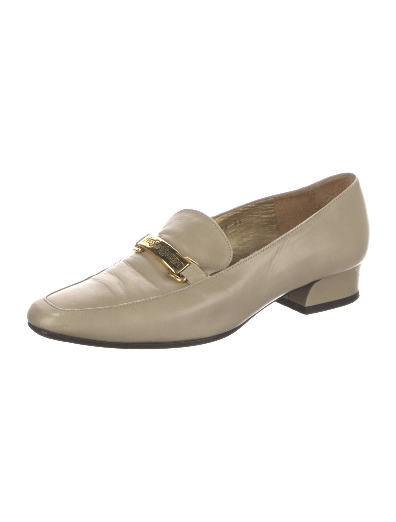 Yves Saint Laurent Leather Loafers