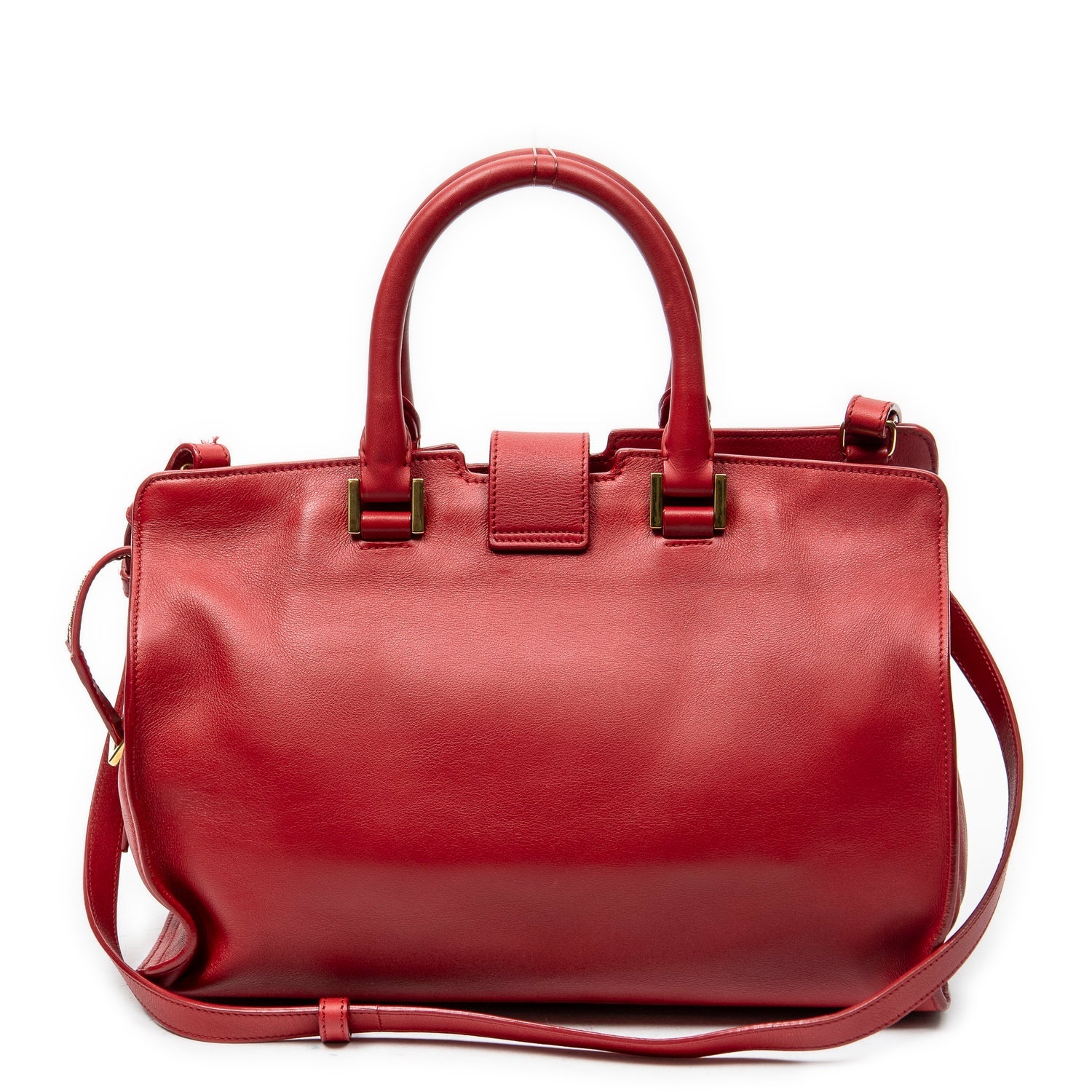 Yves Saint Laurent Leather Small Classic Y Cabas