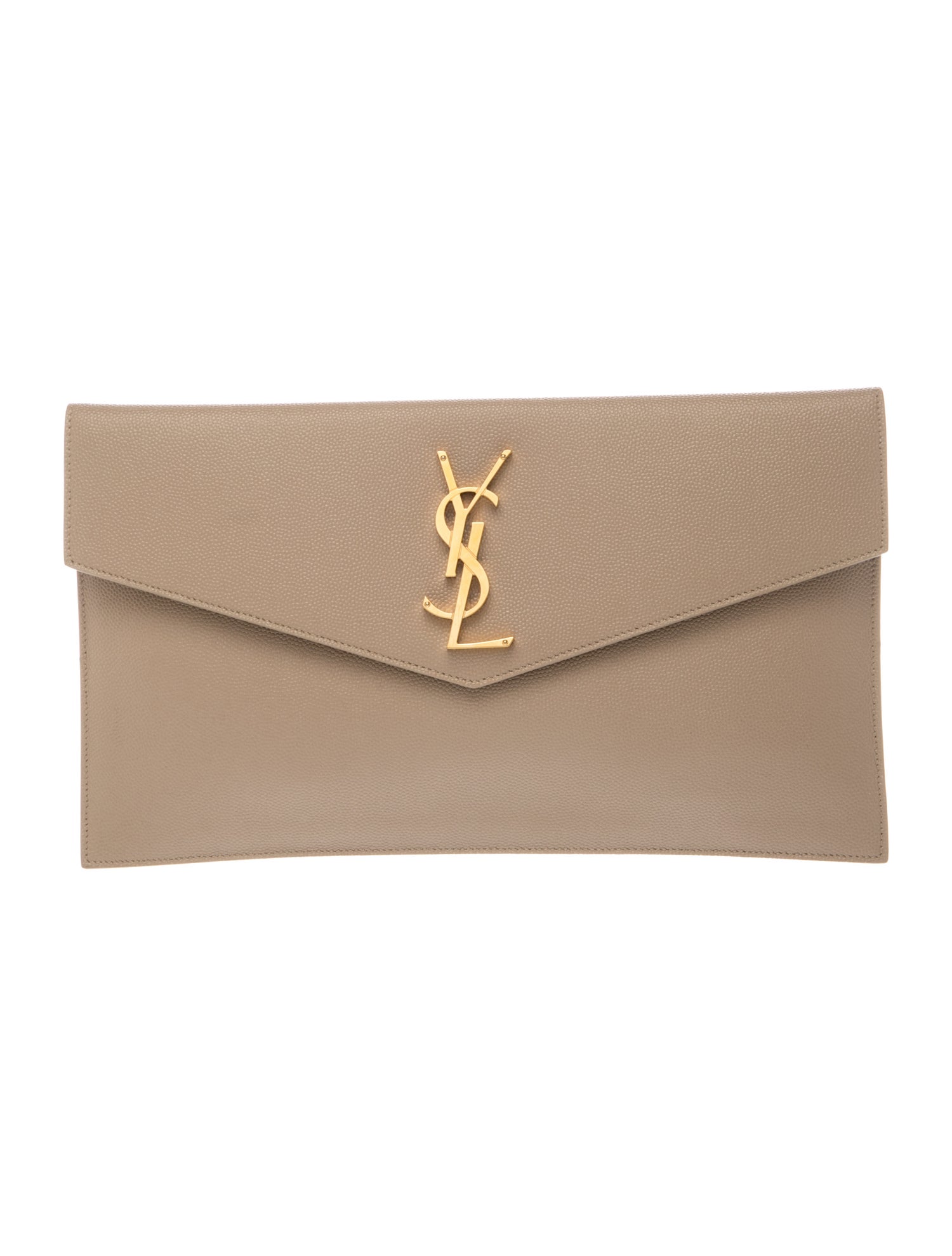 Saint Laurent Leather Envelope clutch