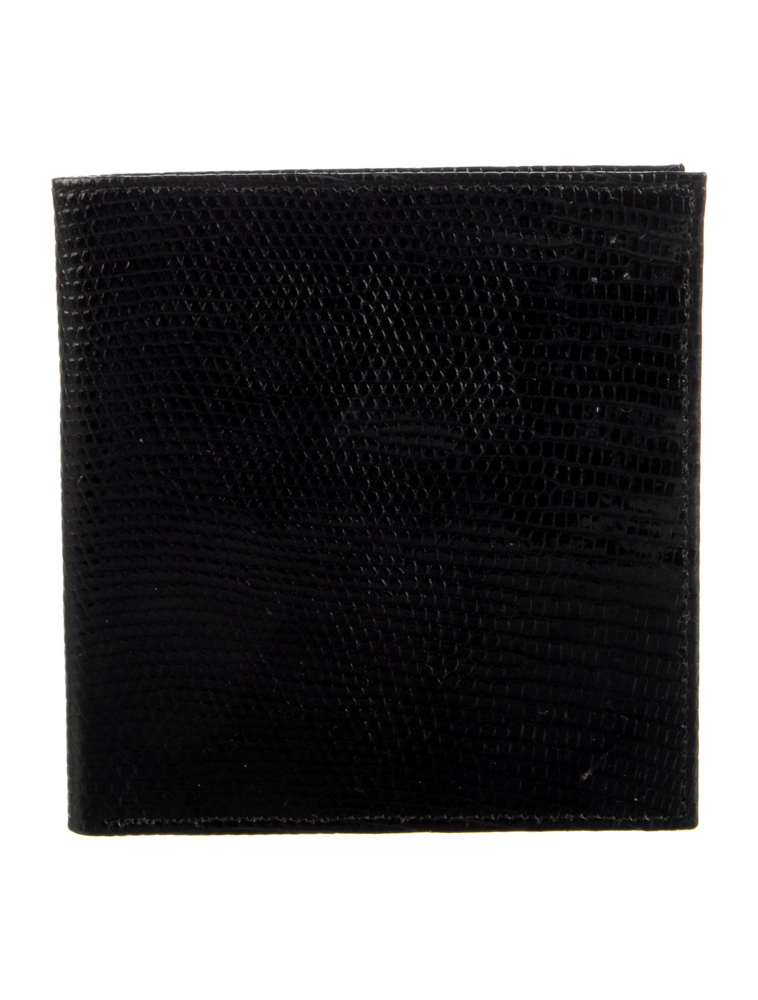 Yves Saint Laurent Signature Logo Leather Wallet