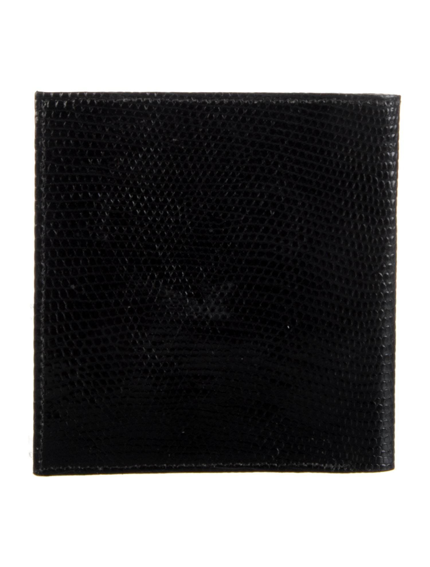 Yves Saint Laurent Signature Logo Leather Wallet
