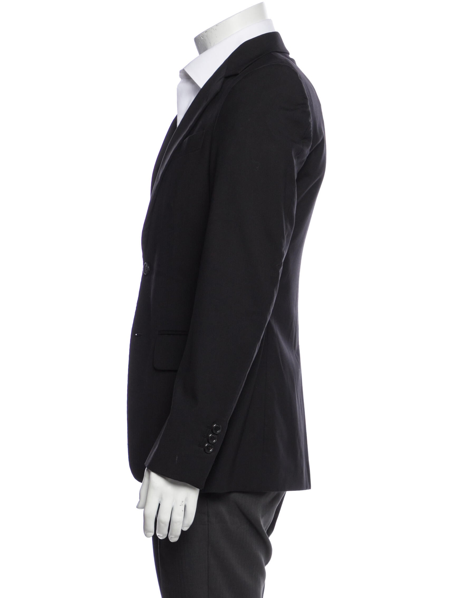 Yves Saint Laurent Wool Peacoat