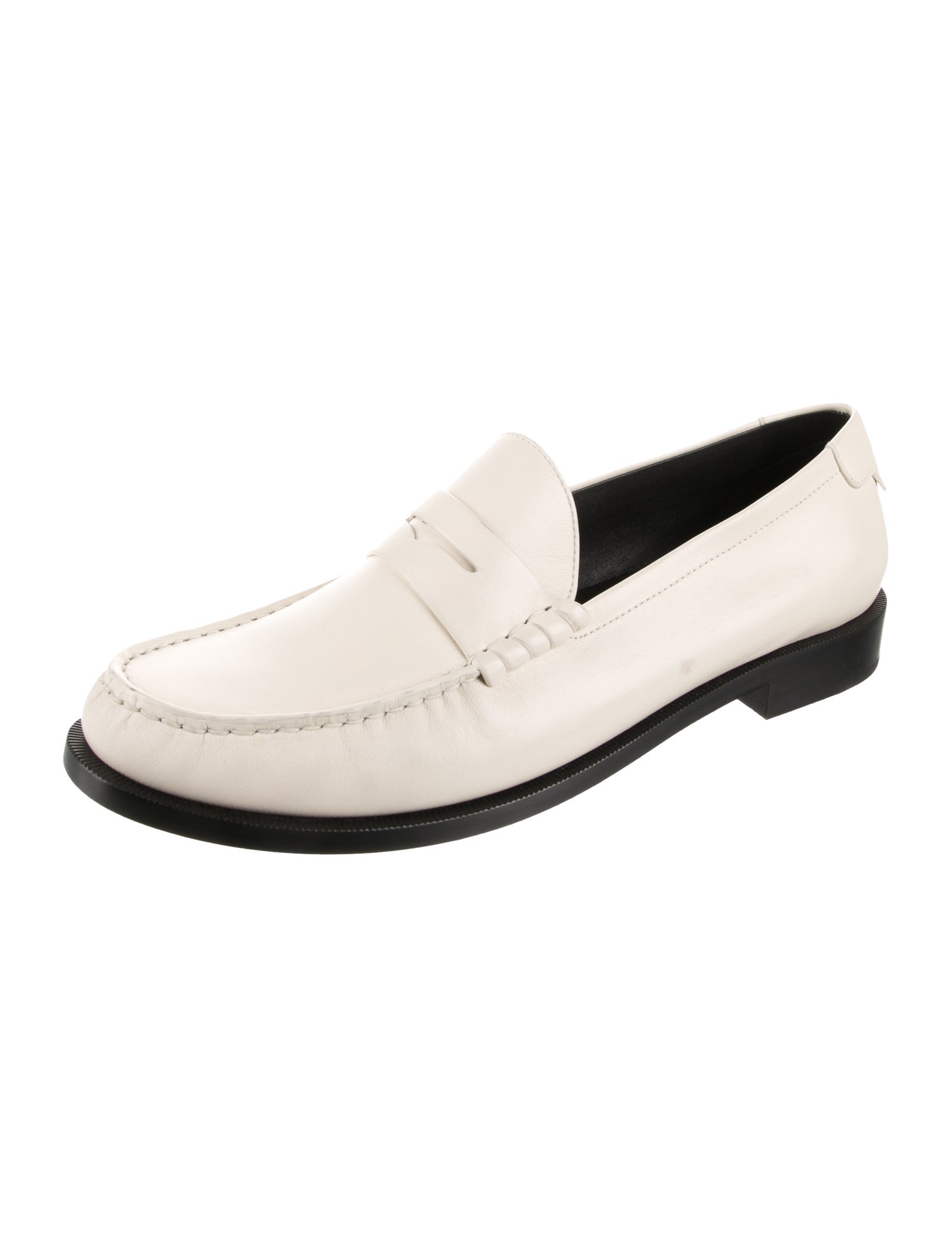 Saint Laurent Leather Dress Loafers