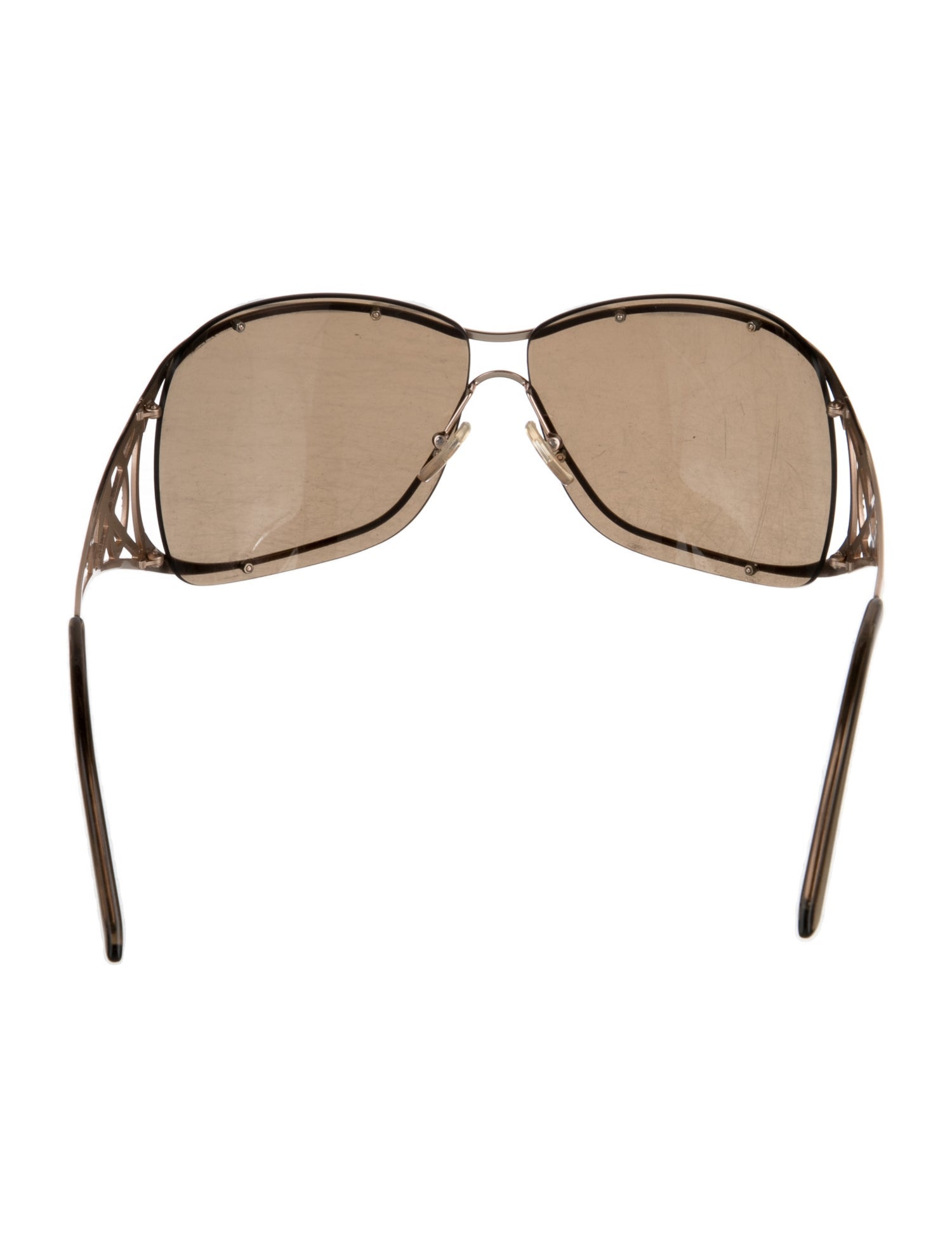 Yves Saint Laurent Oversize Tinted Sunglasses