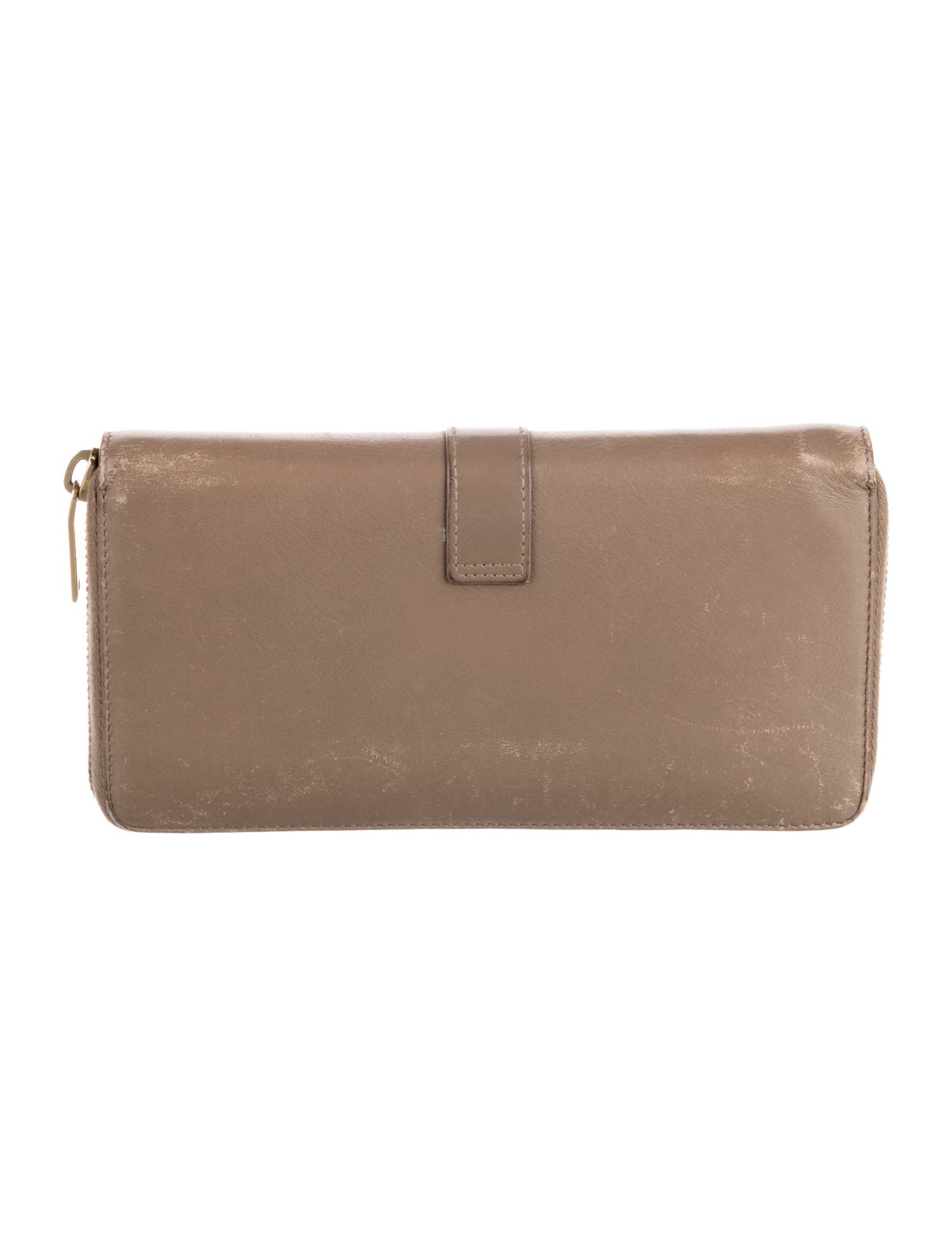 Yves Saint Laurent Leather Continental Wallet