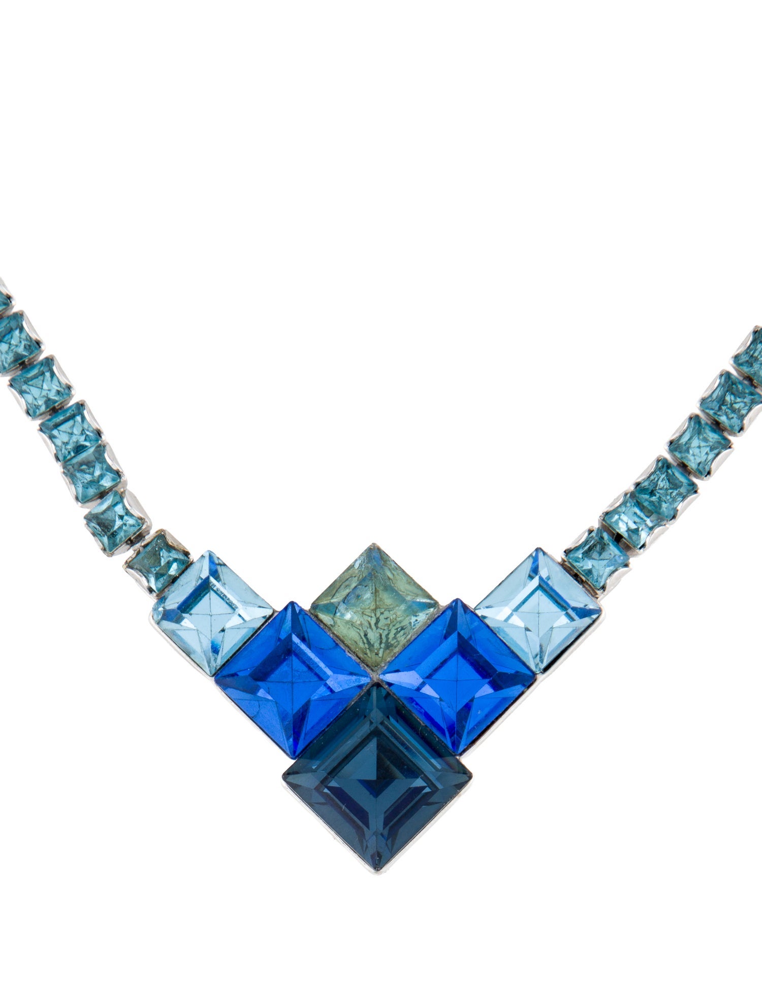 Yves Saint Laurent Vintage Crystal Collar Necklace