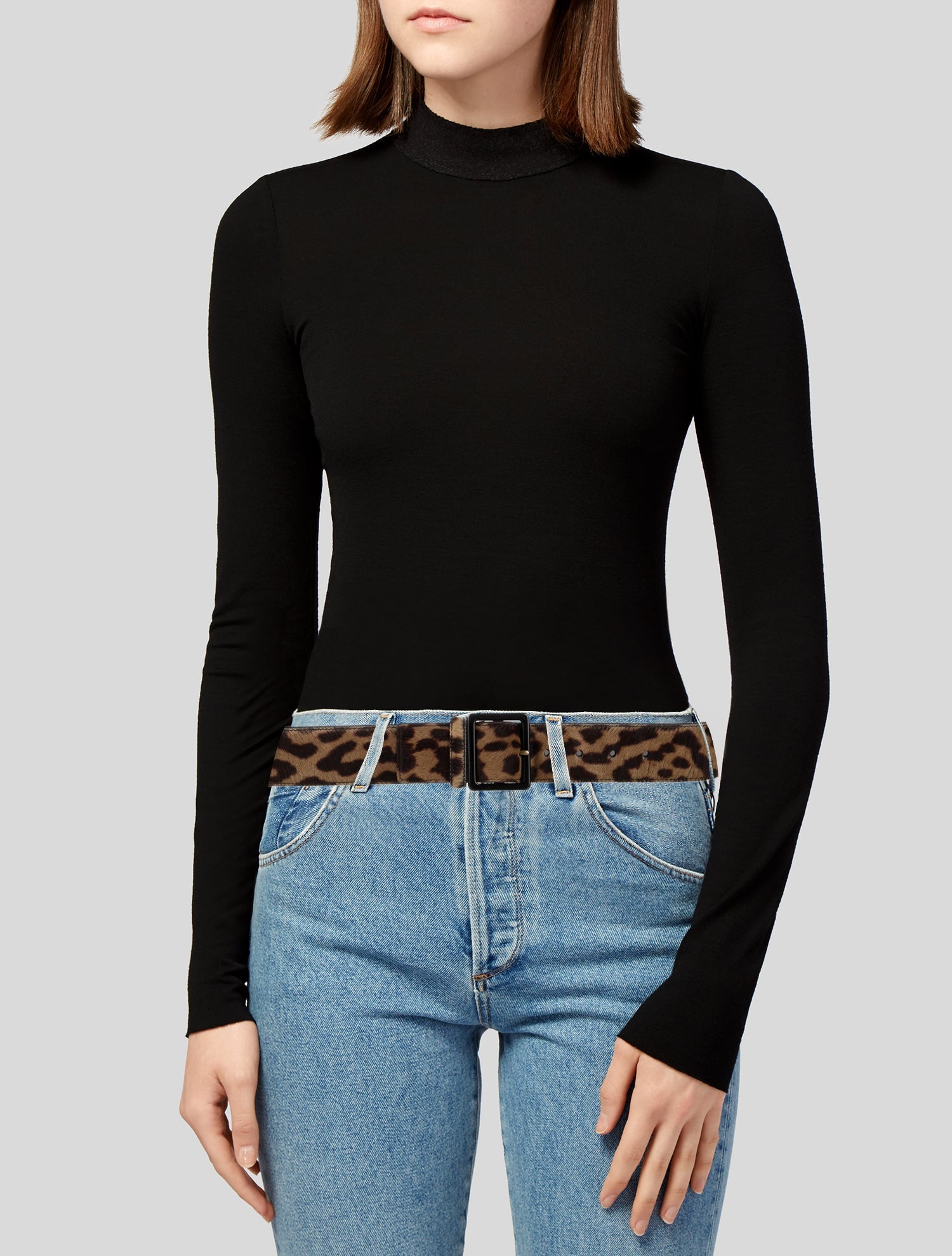 Yves Saint Laurent Ponyhair Belt