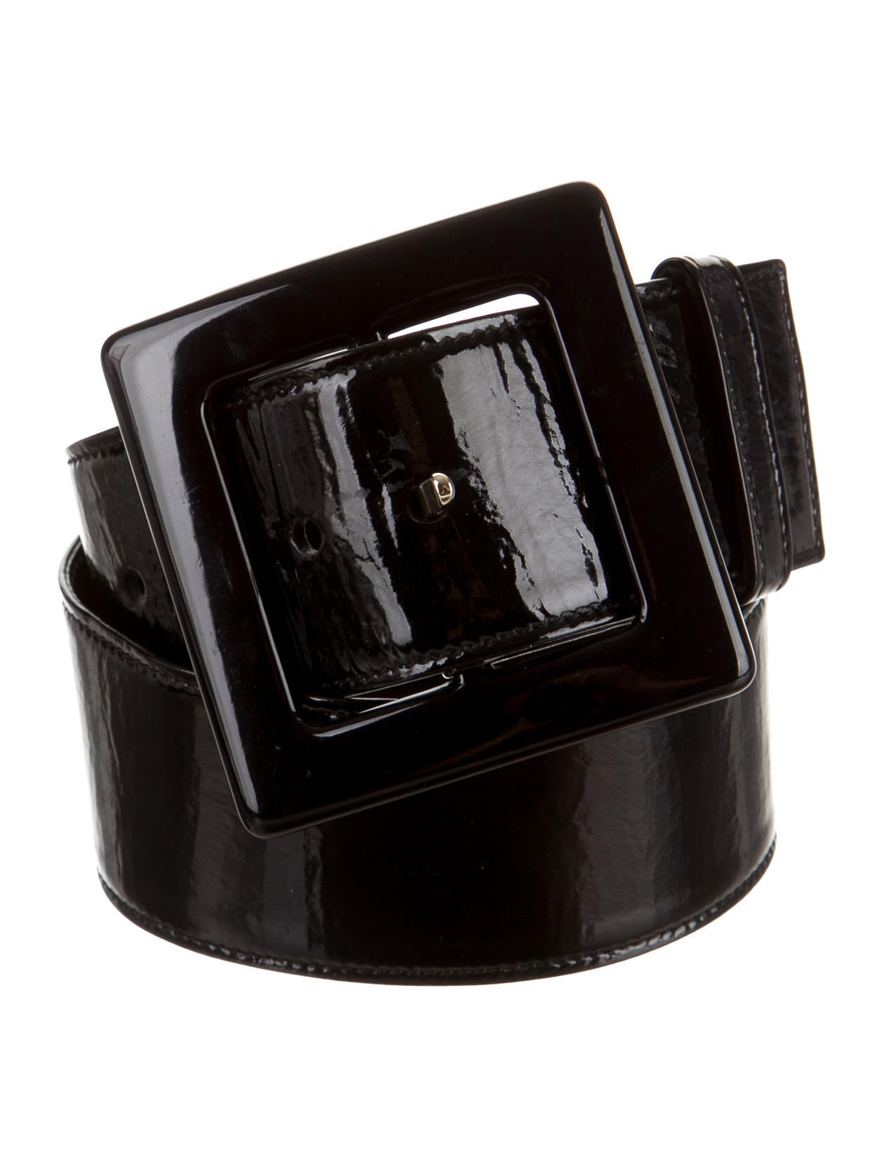 Yves Saint Laurent Patent Leather Waist Belt