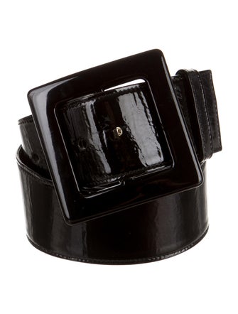 Yves Saint Laurent Patent Leather Waist Belt