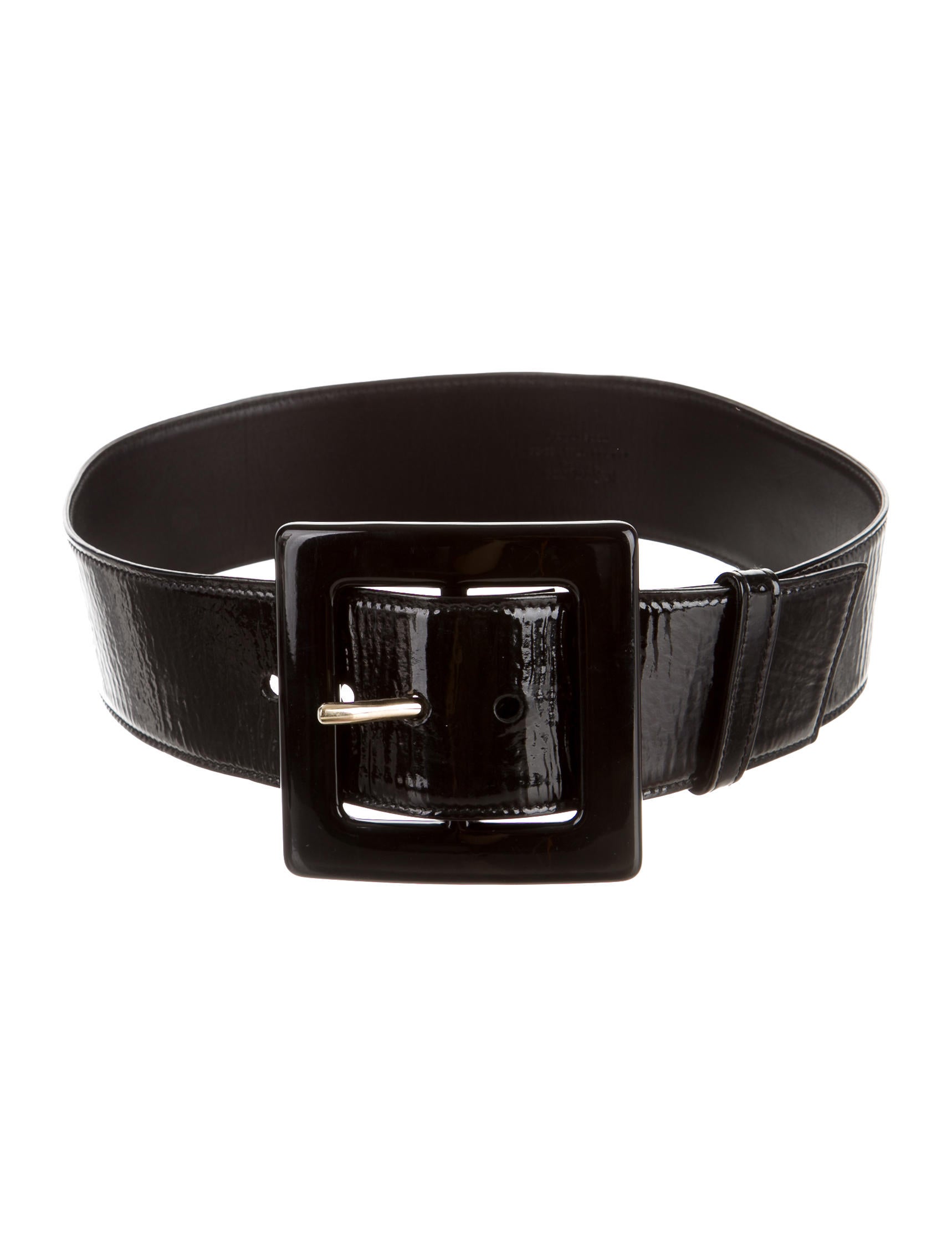Yves Saint Laurent Patent Leather Waist Belt