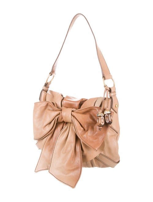 Yves Saint Laurent BowEmbellished Sac Bow Bag Handbags YVE39727