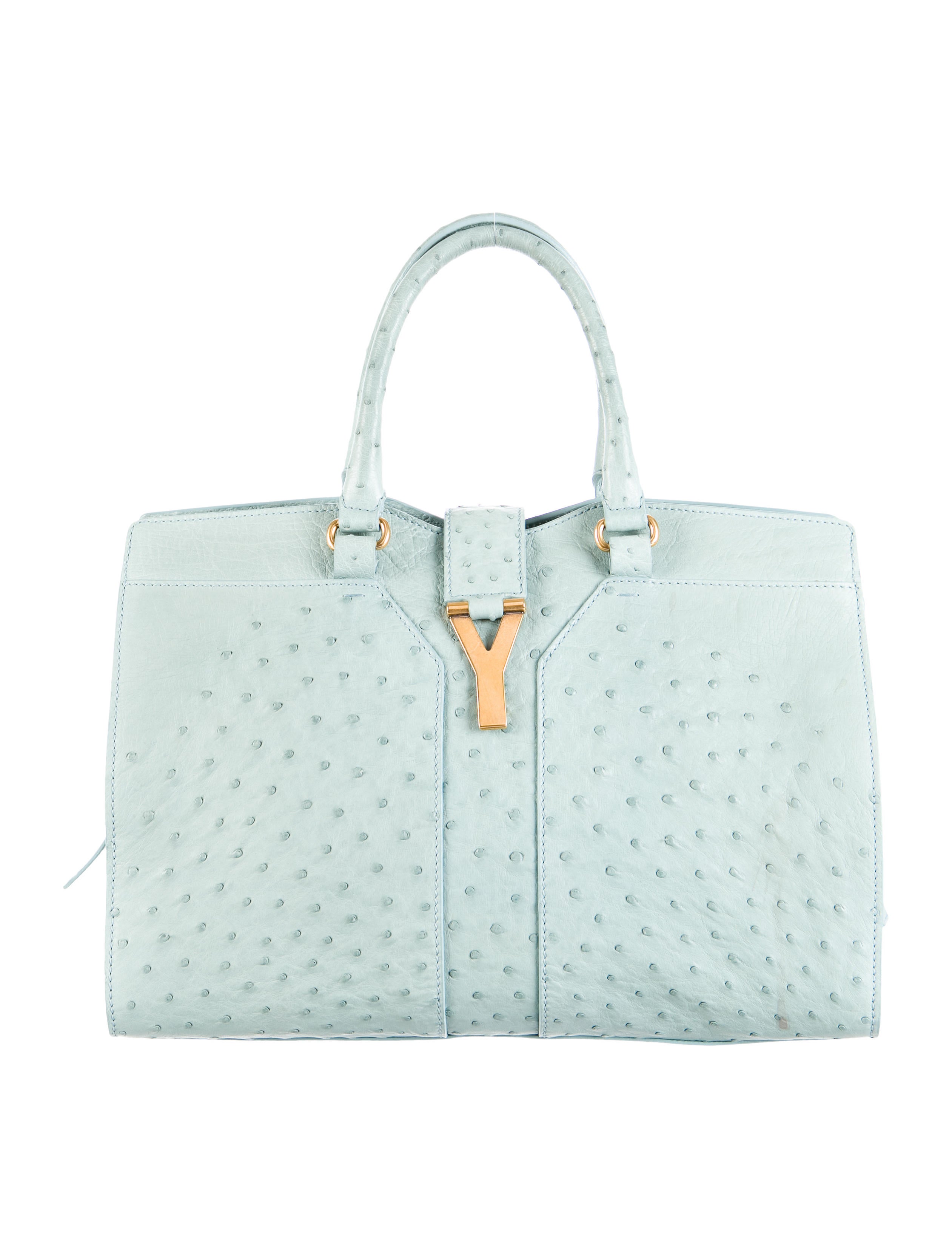 ysl ostrich bag