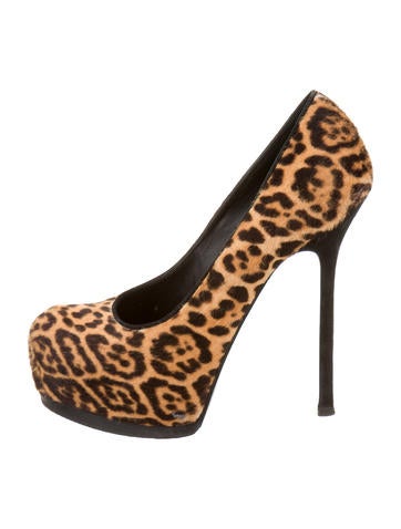 Yves Saint Laurent Ponyhair Tribute Two Pumps