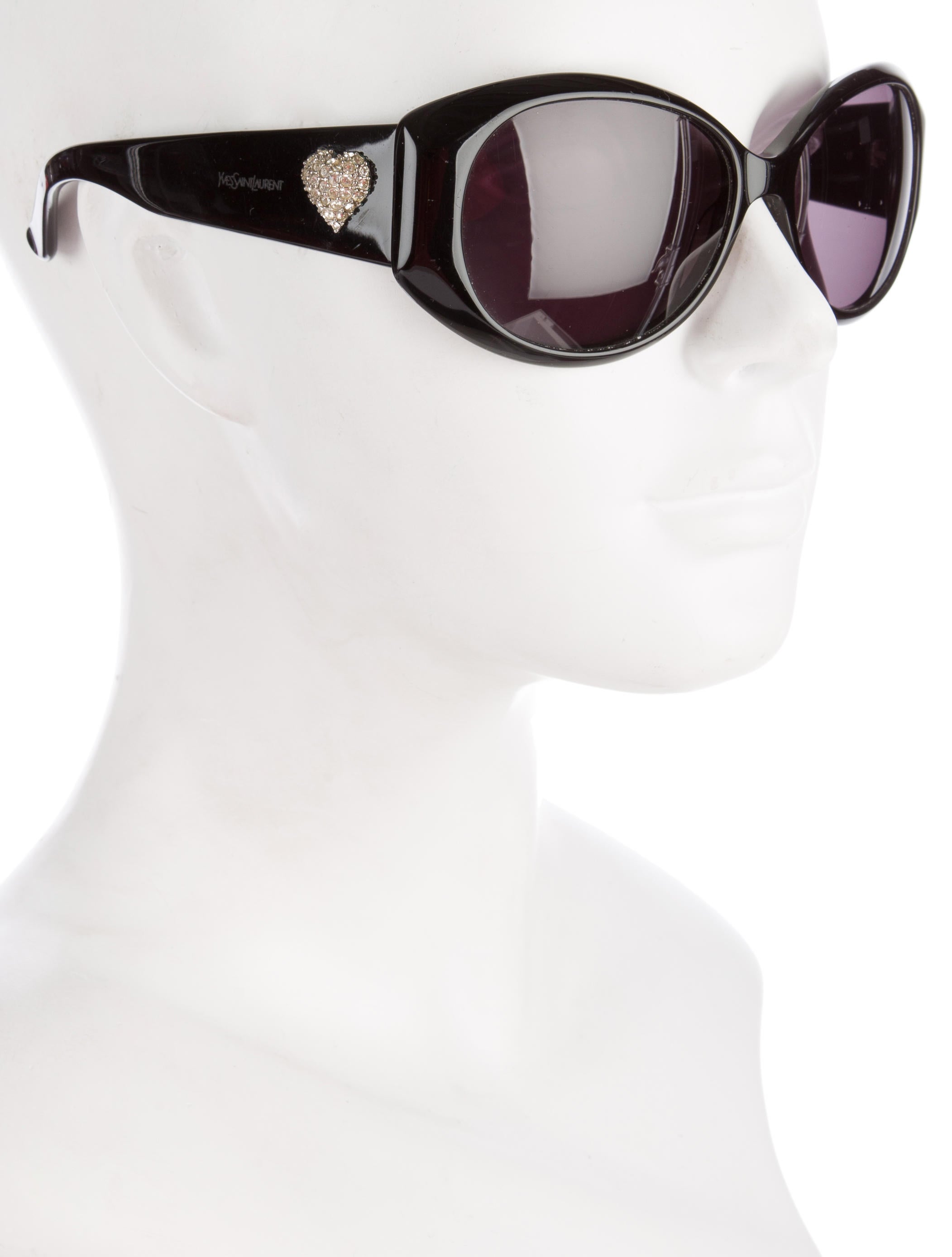 ysl love heart sunglasses