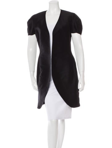 Yves Saint Laurent Wool Open-Front Blazer