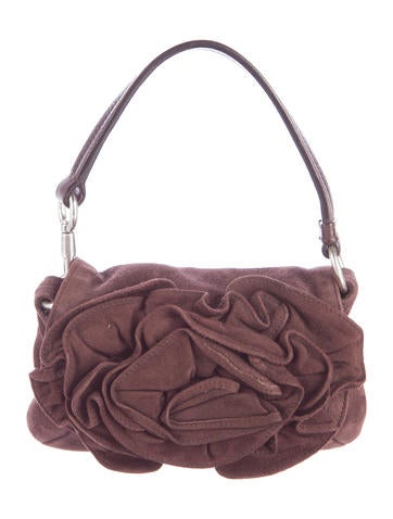 Yves Saint Laurent Ruffle Shoulder Bag