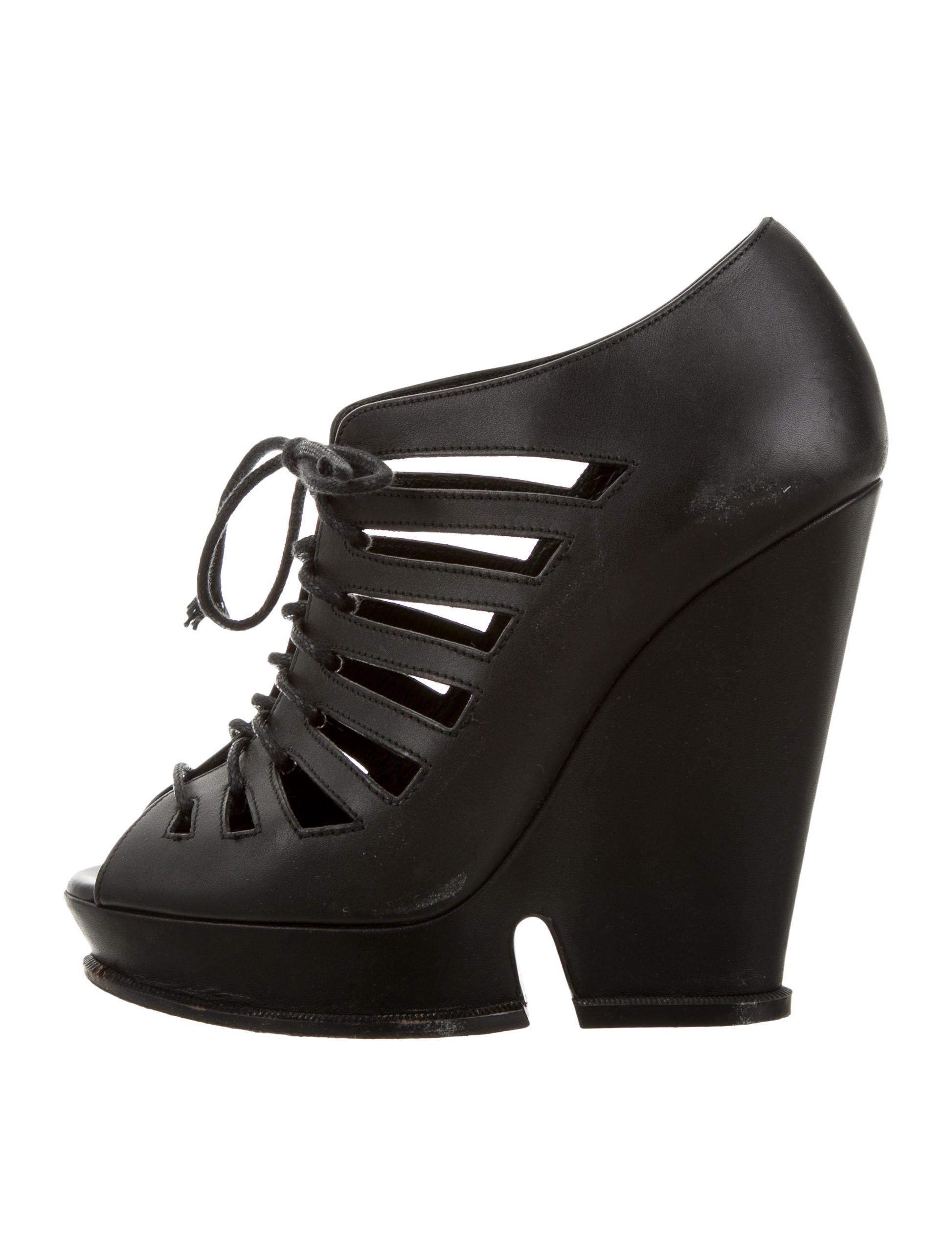 lace up platform wedges