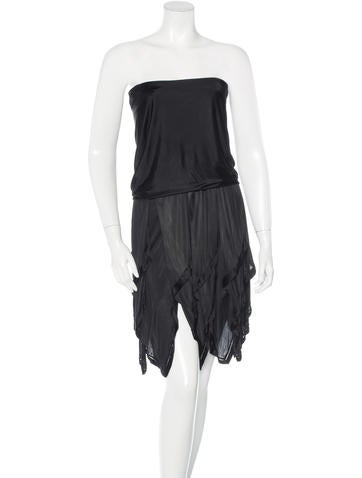 Yves Saint Laurent Strapless Mini Dress
