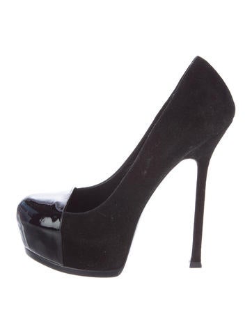 Yves Saint Laurent Suede Tribute Two Pumps