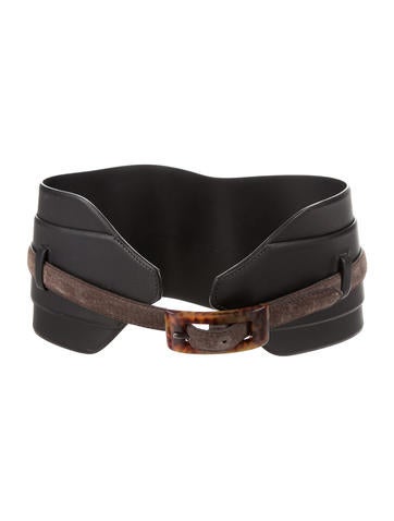 Yves Saint Laurent Leather Waist Belt