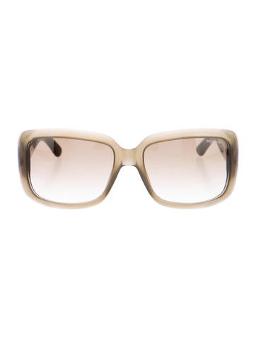 Yves Saint Laurent Printed Tinted Sunglasses