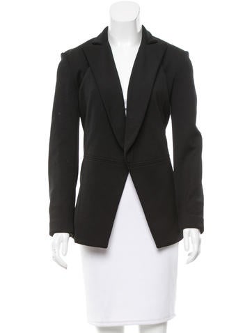 Yves Saint Laurent Satin Open Blazer