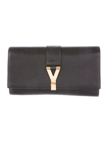 Yves Saint Laurent Leather Chyc Clutch