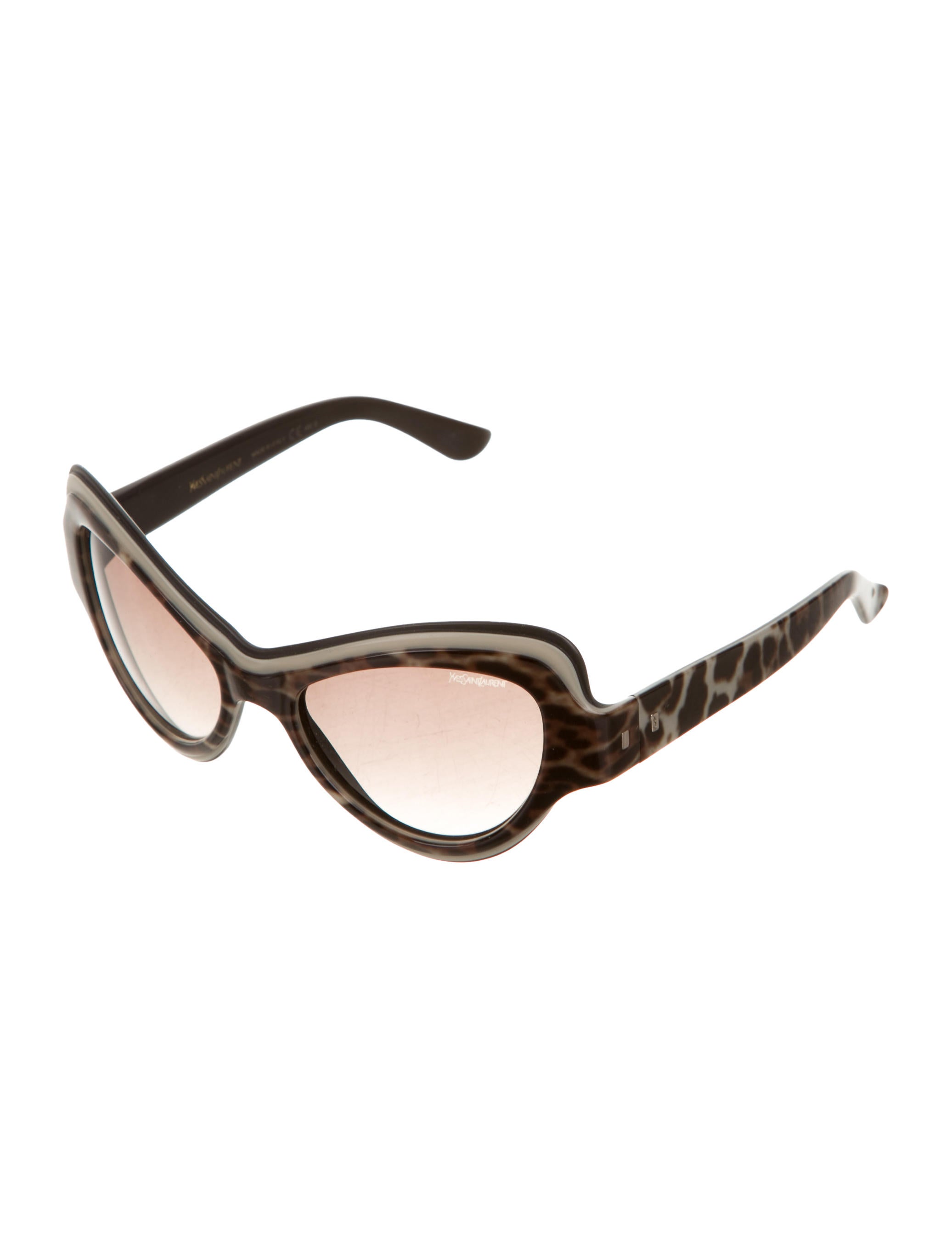 yves saint laurent sunglasses cat eye