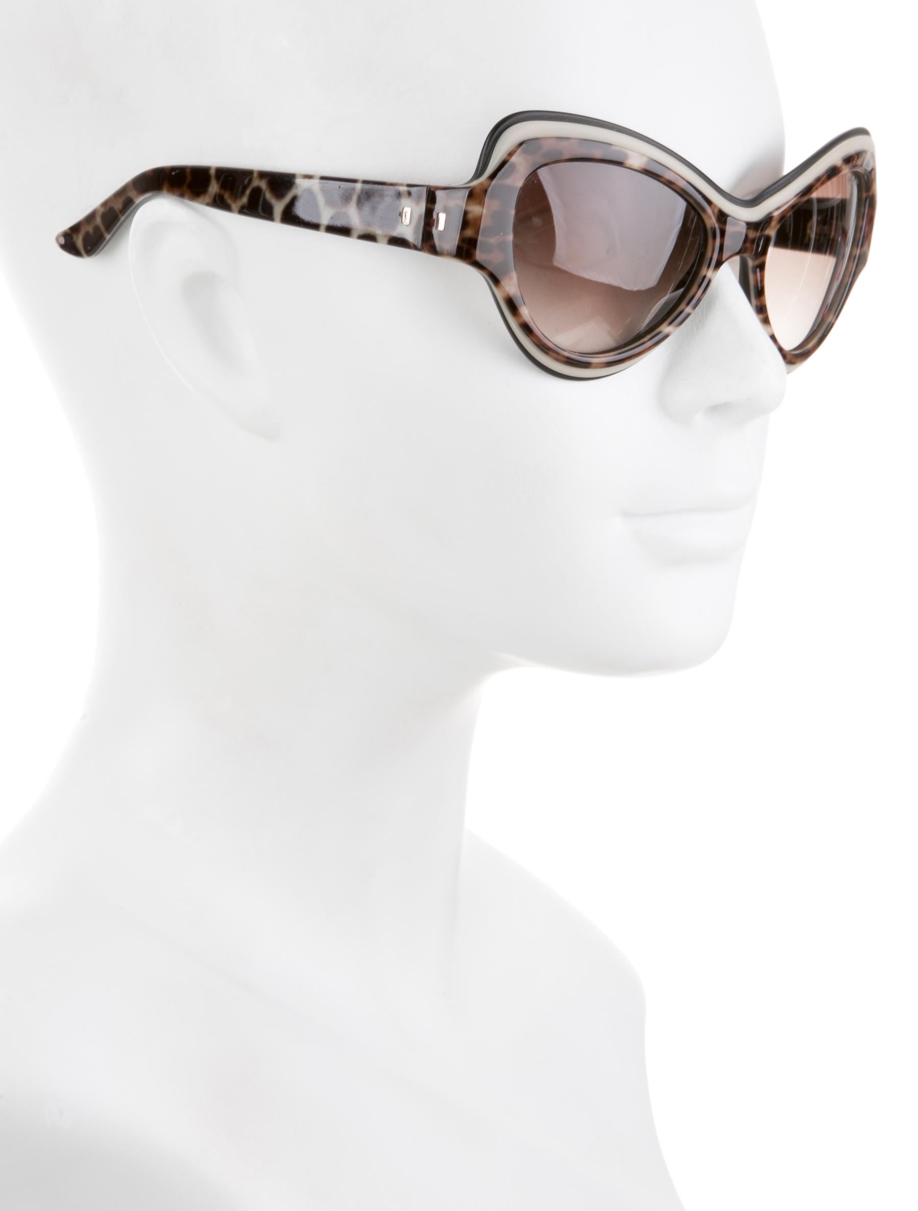 Yves Saint Laurent Printed CatEye Sunglasses Accessories YVE58317