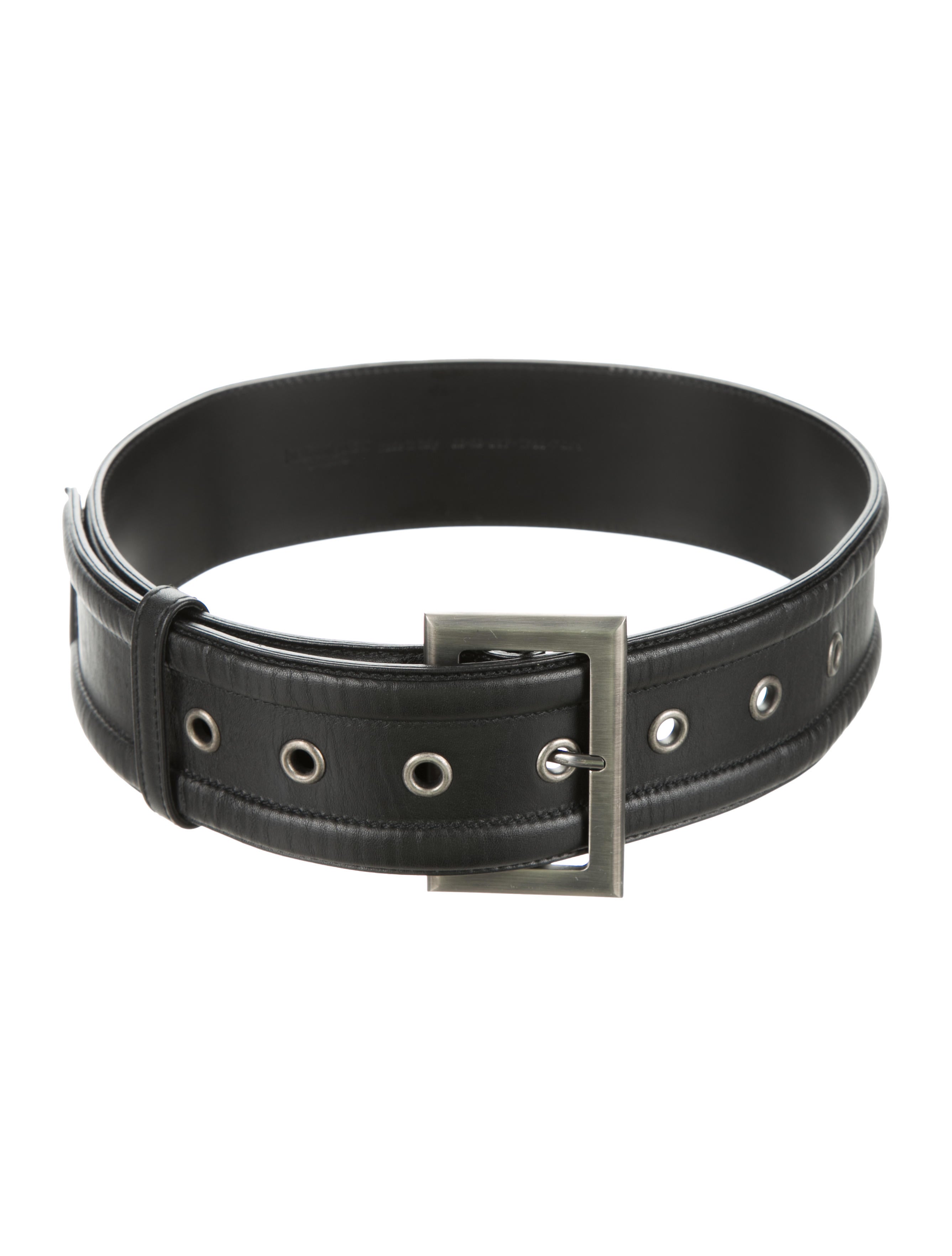 Yves Saint Laurent Leather Waist Belt Accessories YVE61469 The